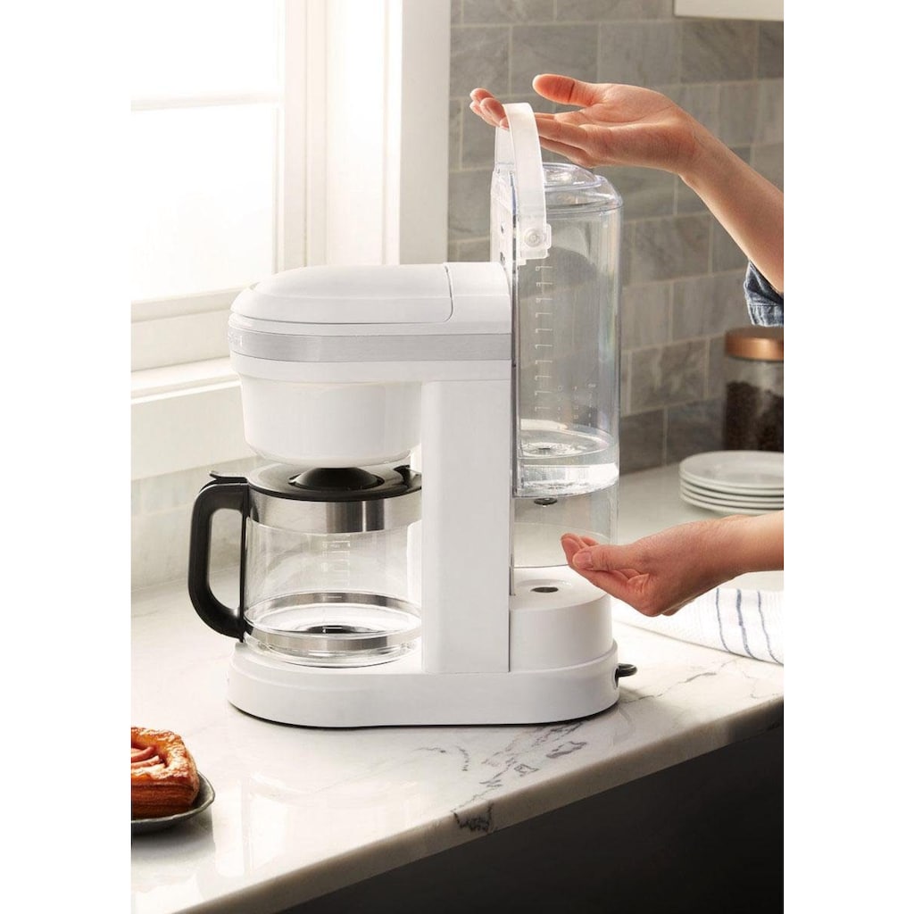 KitchenAid Filterkaffeemaschine »5KCM1208EWH WEISS«, 1,7 l Kaffeekanne