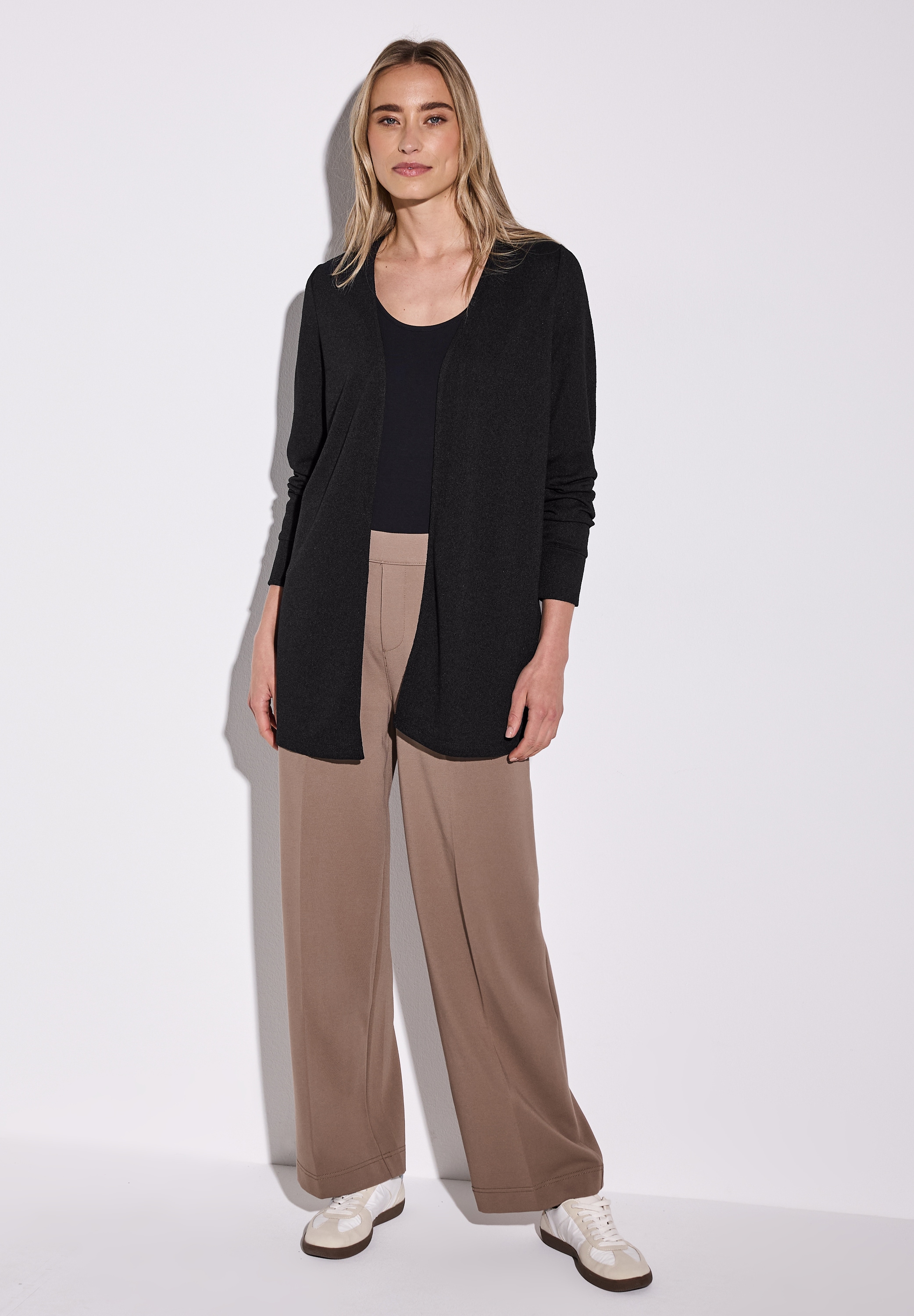 STREET ONE Cardigan, aus softem Materialmix