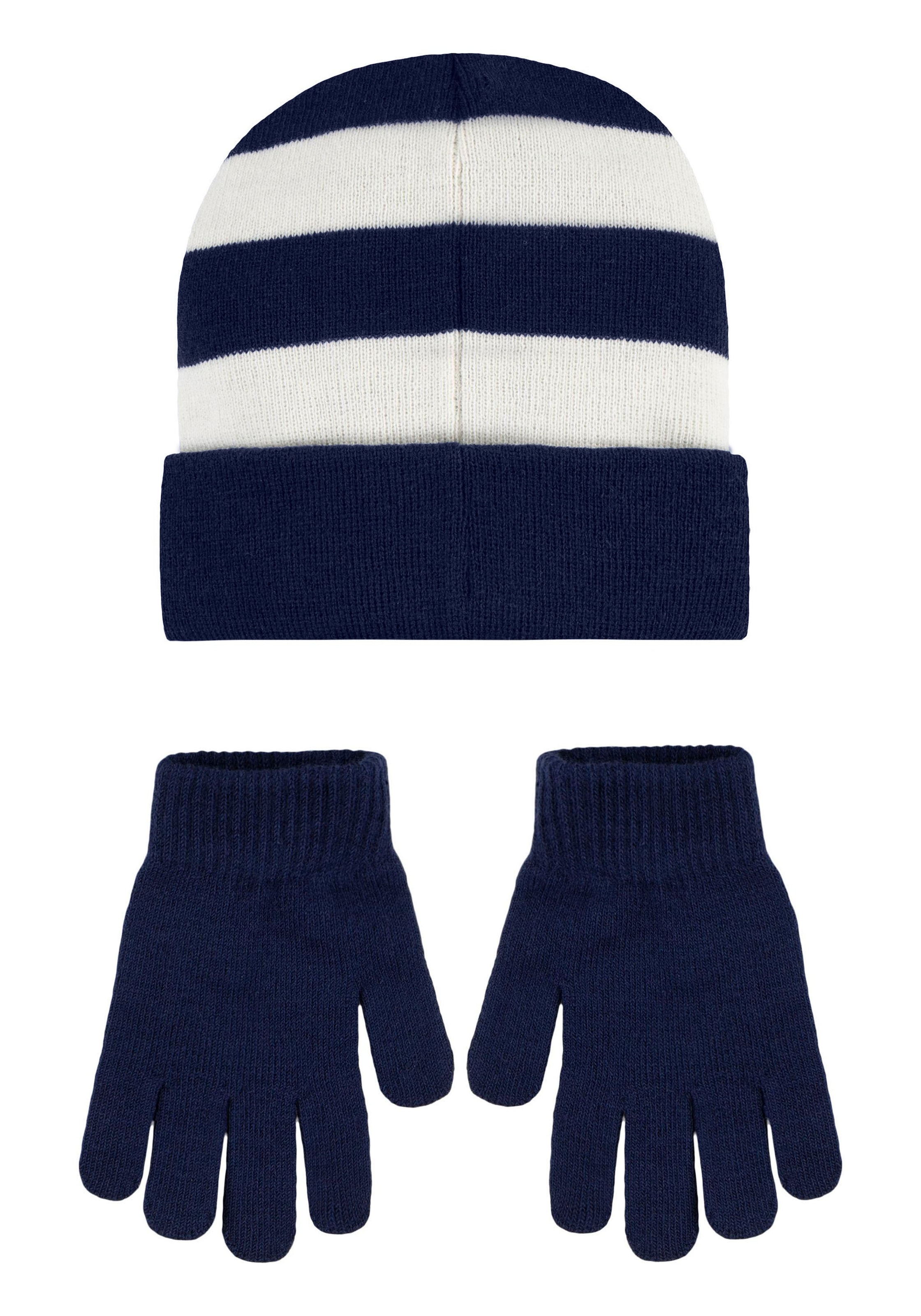 Nike Sportswear Mütze & Schal »CHUNKY STRIPE APEX BEANIE SET: Mütze und Handschuhe«