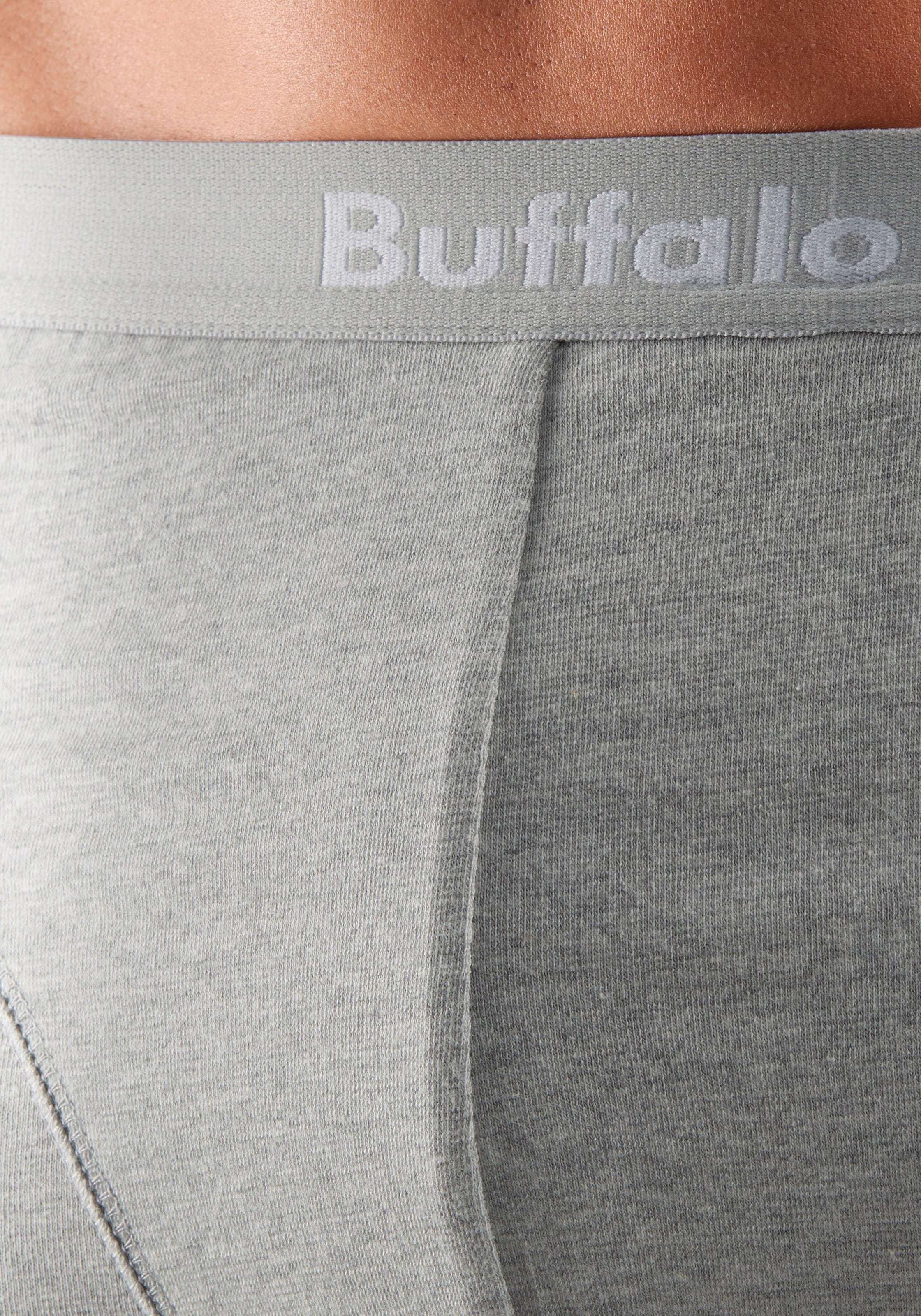 Buffalo Boxer »Boxershorts für Herren«, (Packung, 3 St.), mit Overlock-Nähten vorn