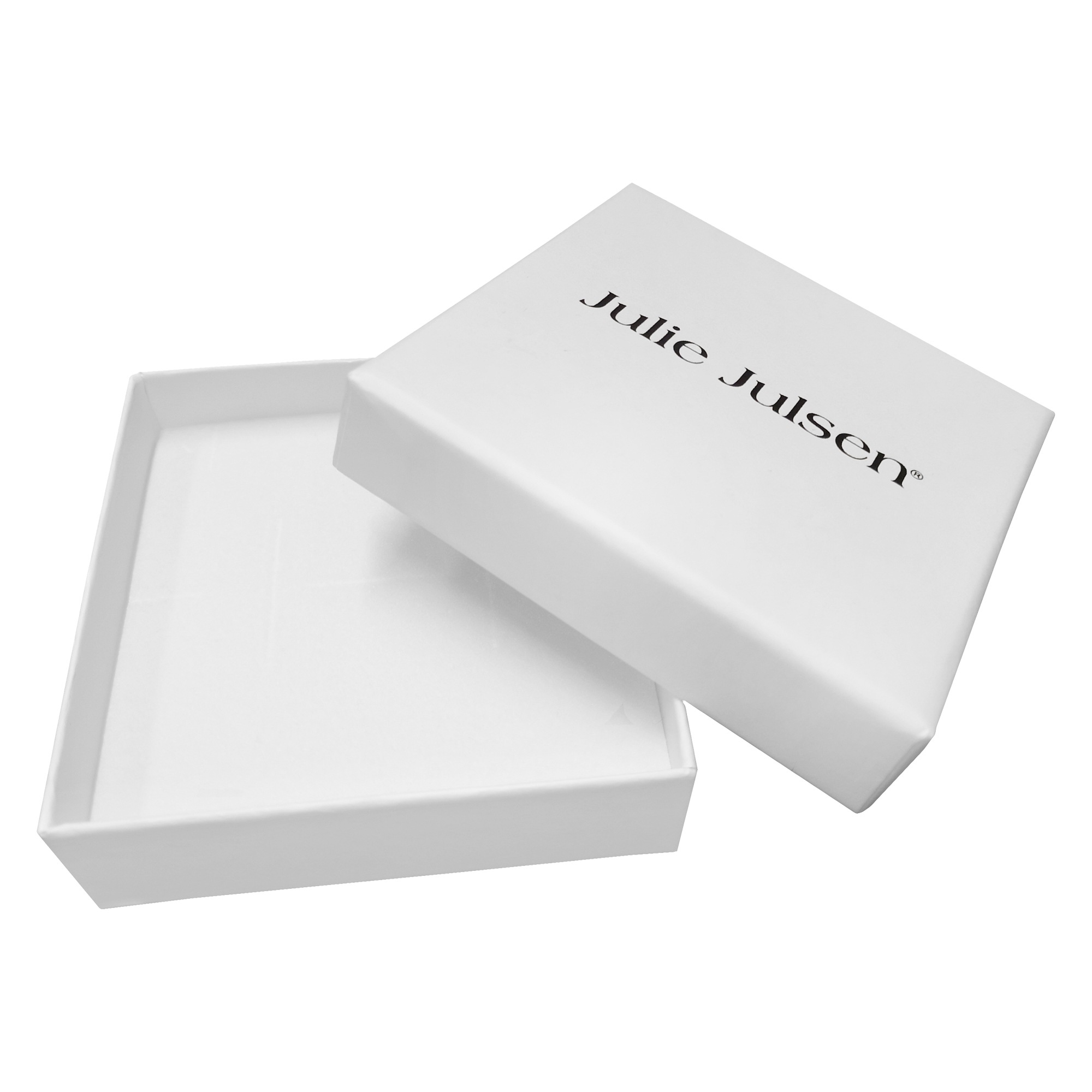 Paar Ohrstecker JULIE JULSEN "925 Silber rhodiniert Blüte Zirkonia", weiß (weiß, weiß), Ohrringe, Damen, one-size, Silber 925 (Sterlingsilber) 3