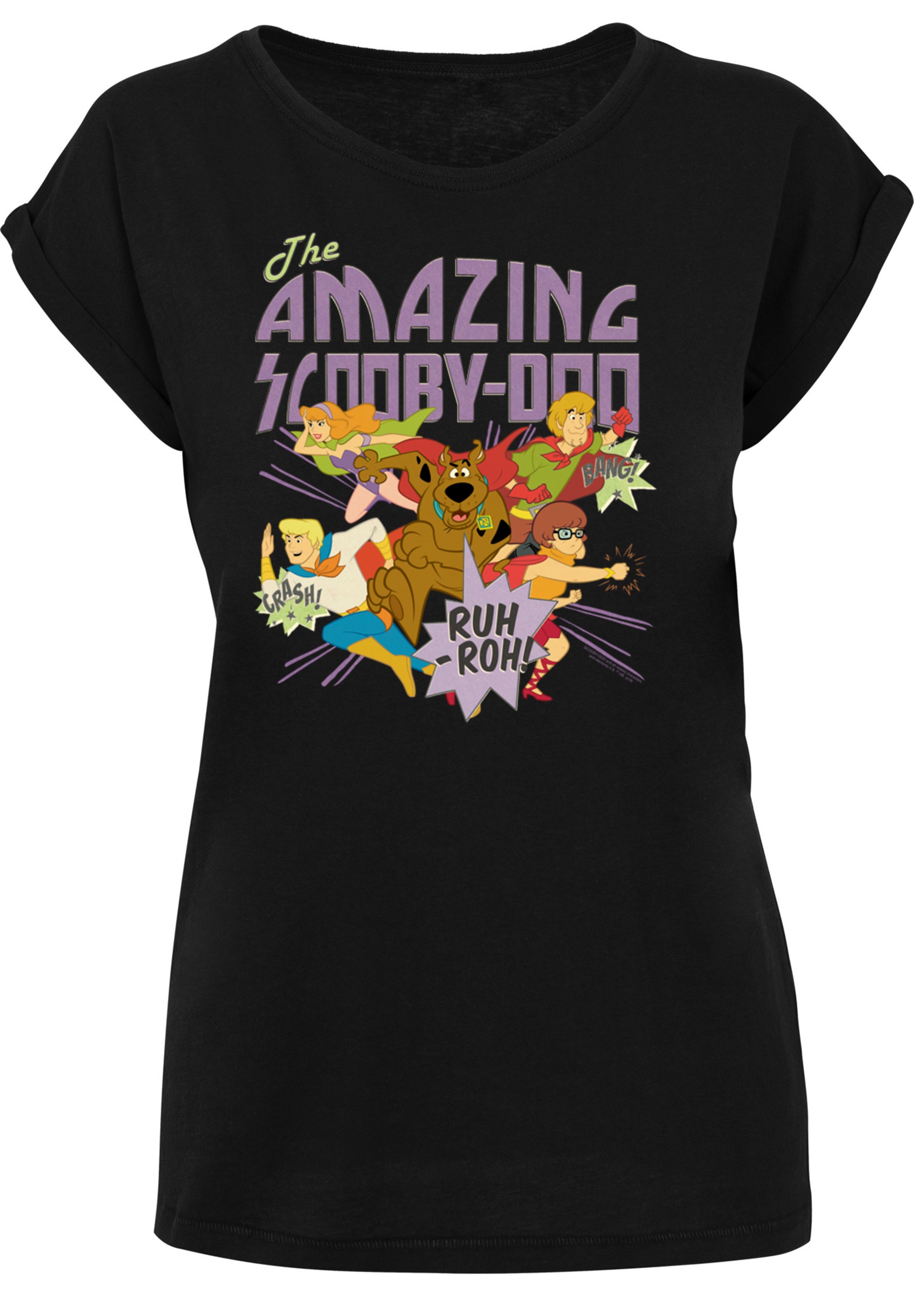 F4NT4STIC T-Shirt »Scooby Doo Zeichentrickserie The Amazing Scooby«, Damen,Premium Merch,Regular-Fit,Kurze Ärmel,Bedruckt