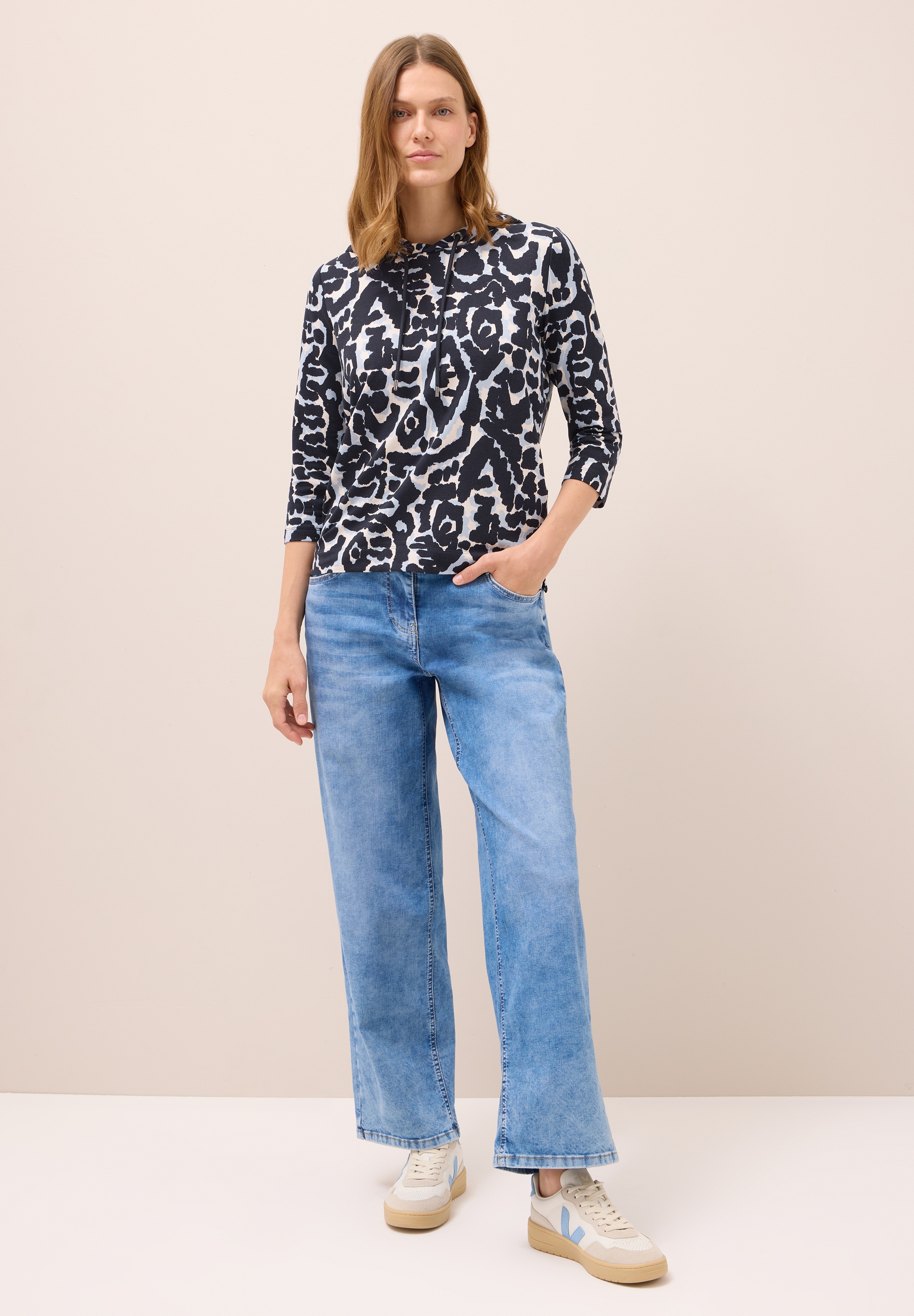 Cecil Kapuzenshirt, im soften Baumwoll-Mix
