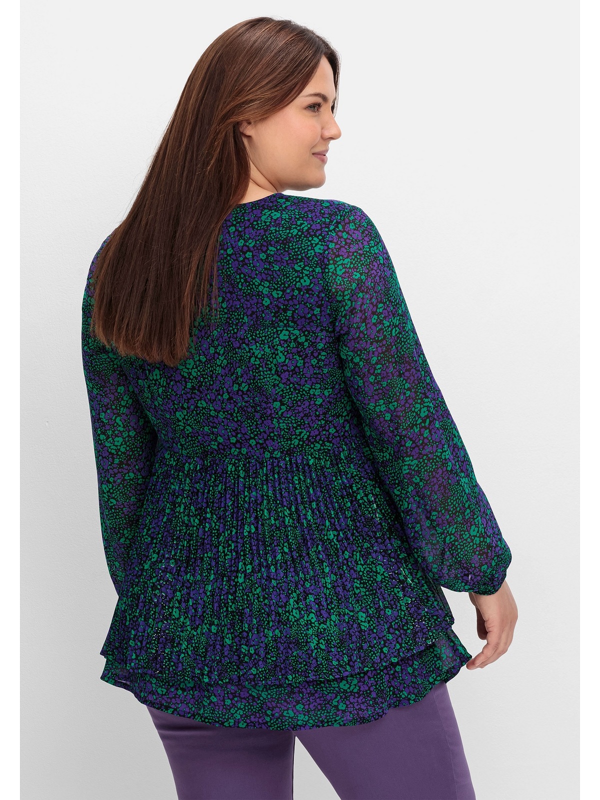 sheego by Joe Browns Tunika »Große Größen«, aus Chiffon, mit Futter