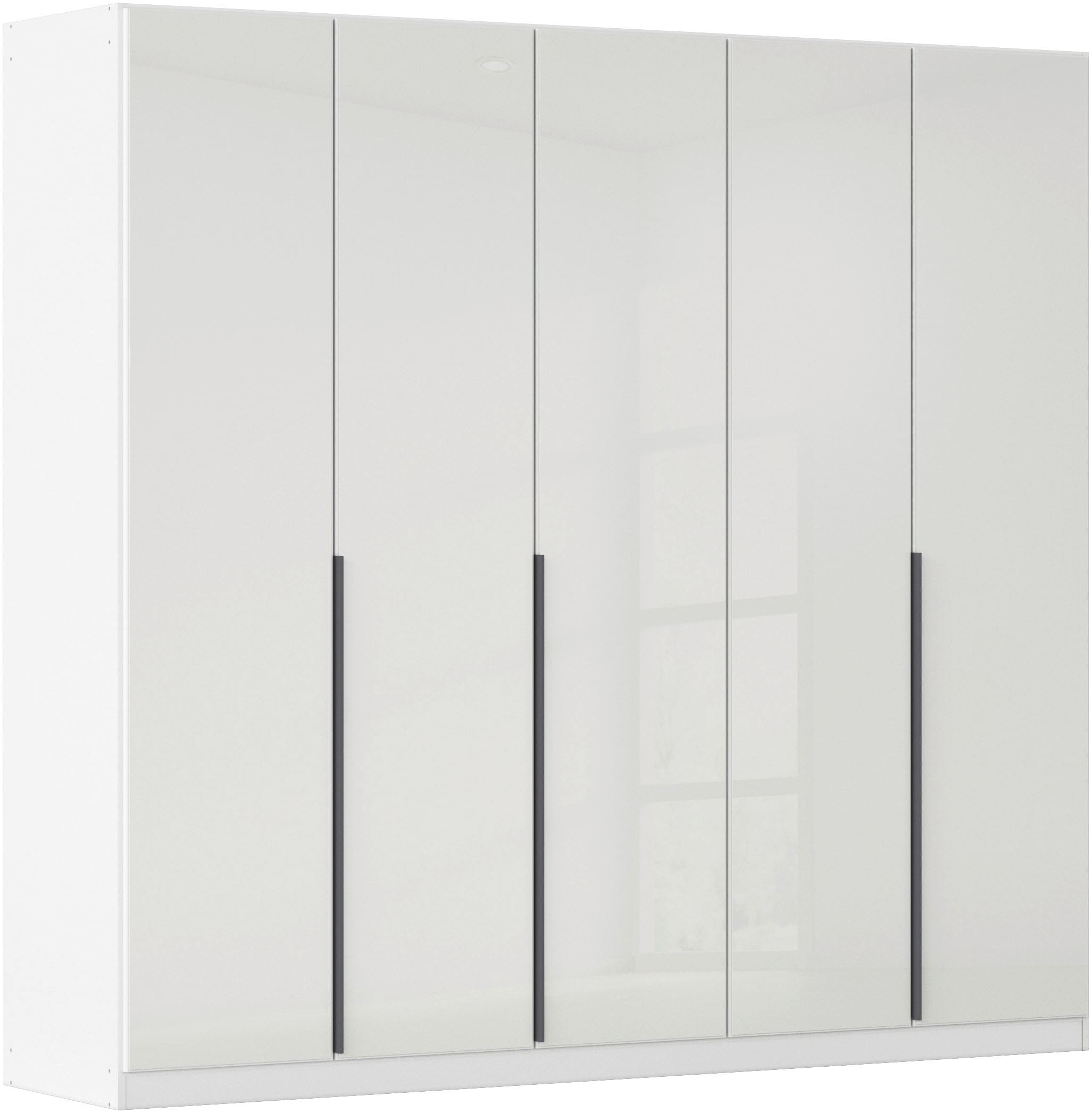 Drehtürenschrank OTTO HOME, B:226cm H:229cm T:54cm, weiß, Holzwerkstoff, Schränke, "Kleiderschrank Kleiderschränke Schrank Garderobe AGORDO mit