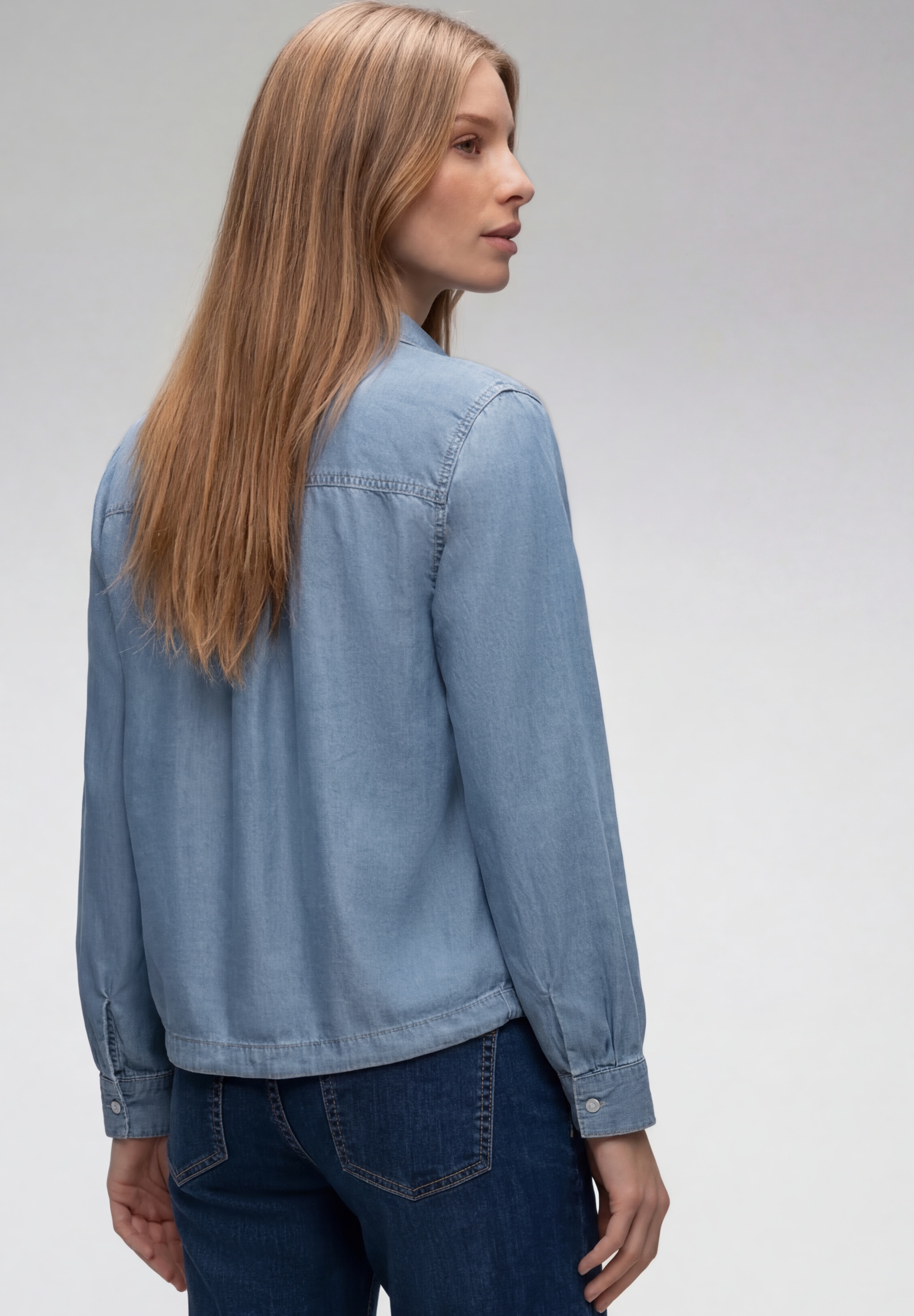 STREET ONE Hemdbluse mit 3/4 Ärmeln