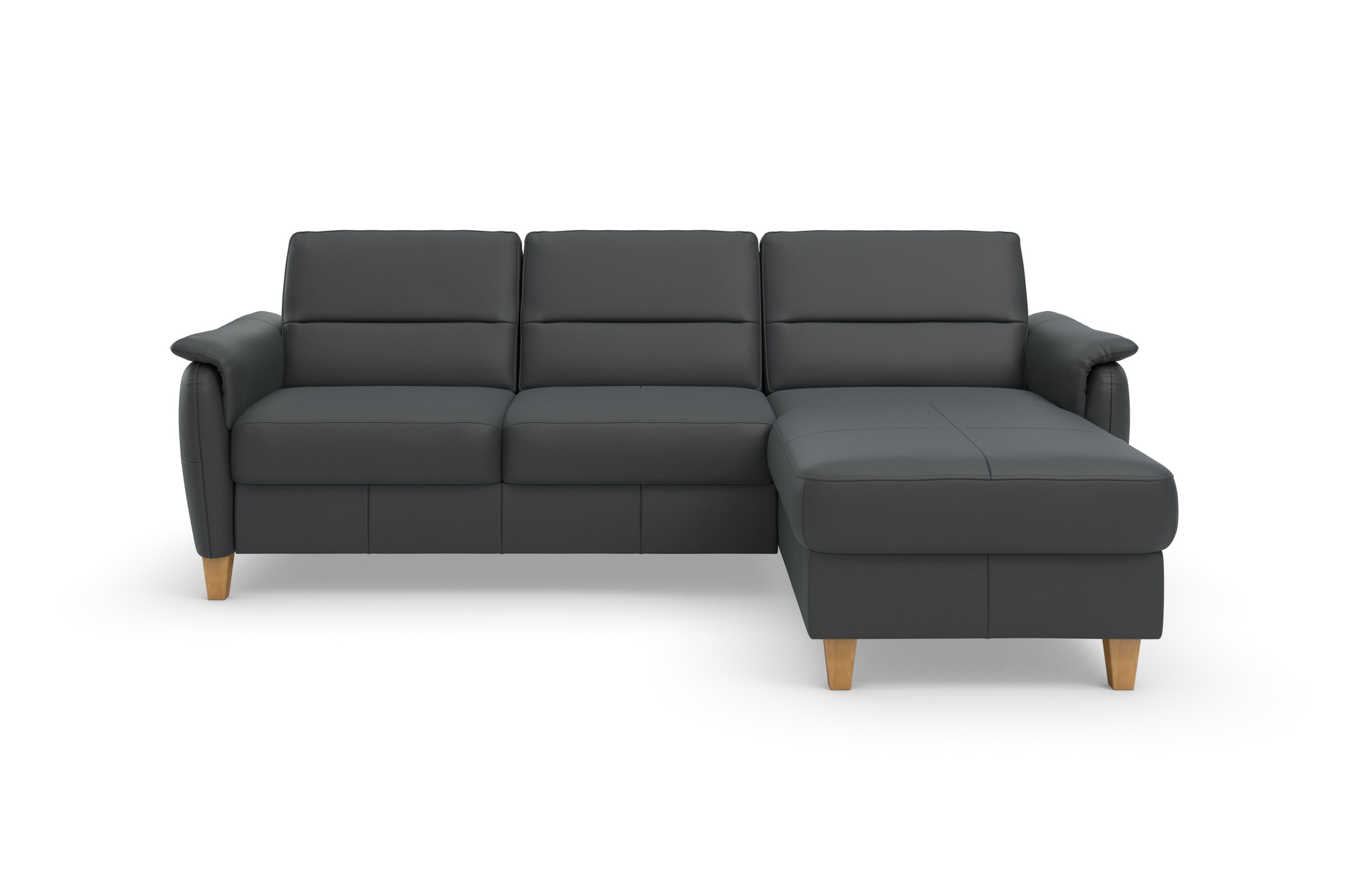Home affaire Ecksofa "Palmera L-Form, B: 244 cm" optional Bettfunktion & Be günstig online kaufen