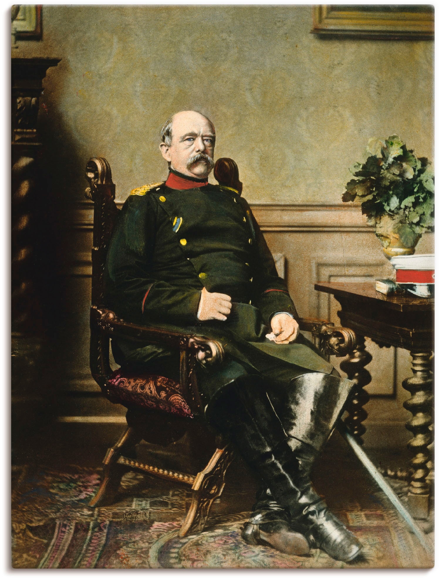 Artland Leinwandbild "Otto von Bismarck" Menschen 1 Stk. tlg. auf Holzrahme günstig online kaufen