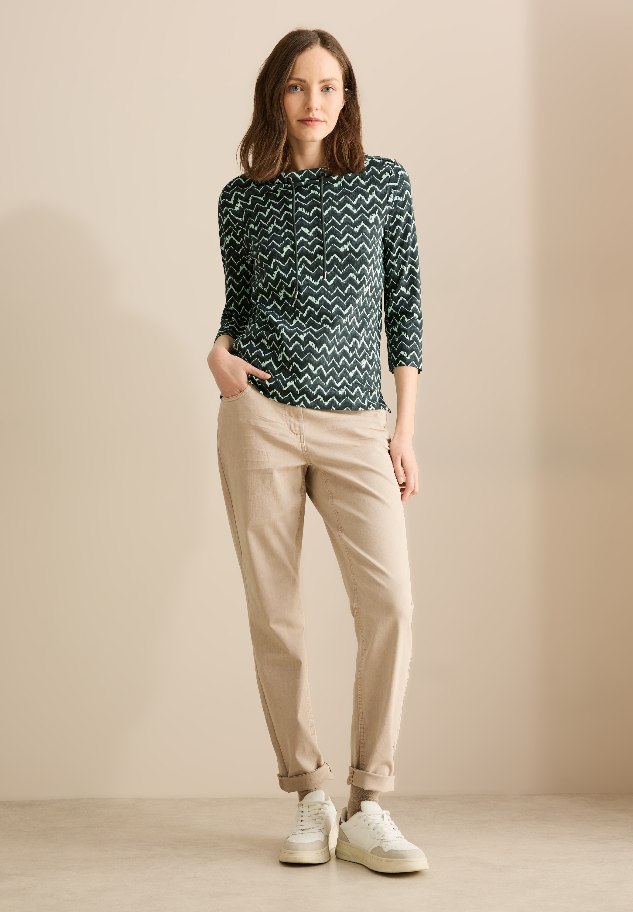 Cecil Langarmshirt, aus reiner Baumwolle