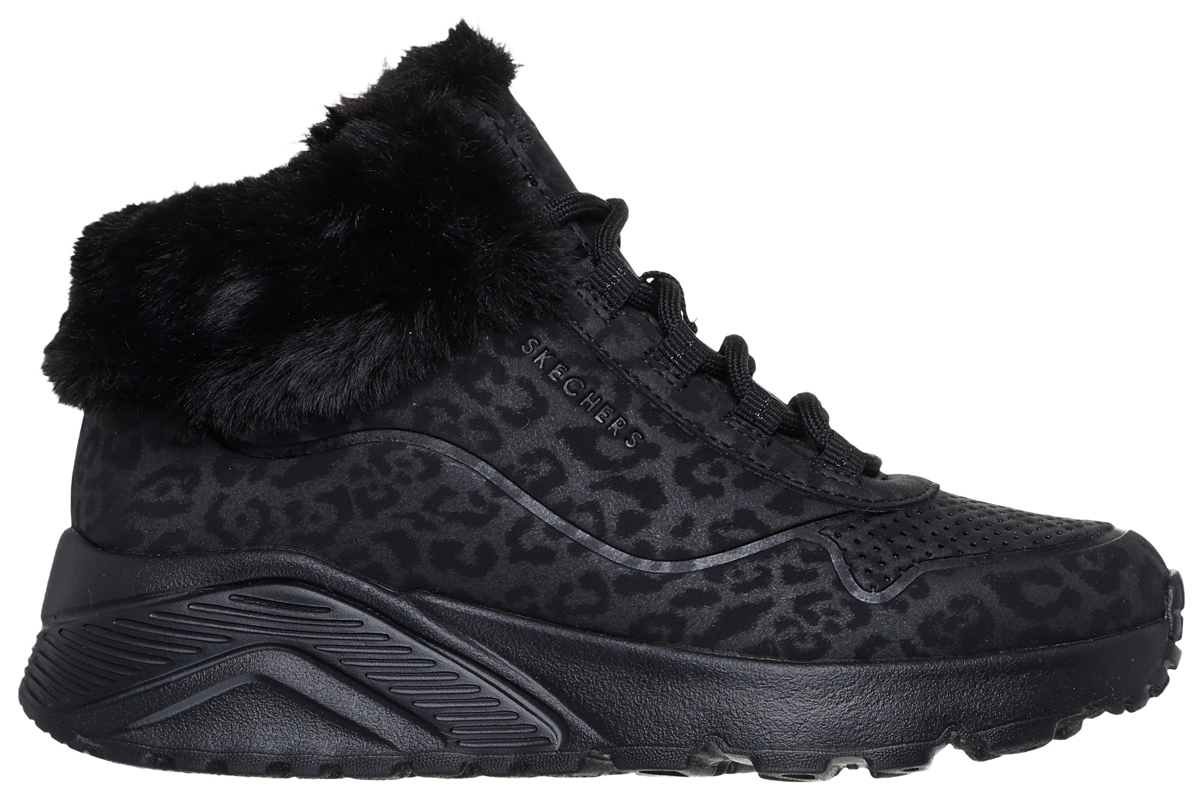 Skechers Winterboots »UNO LITE«, Schnürboots mit Reißverschluss, Größenschablone zum Download