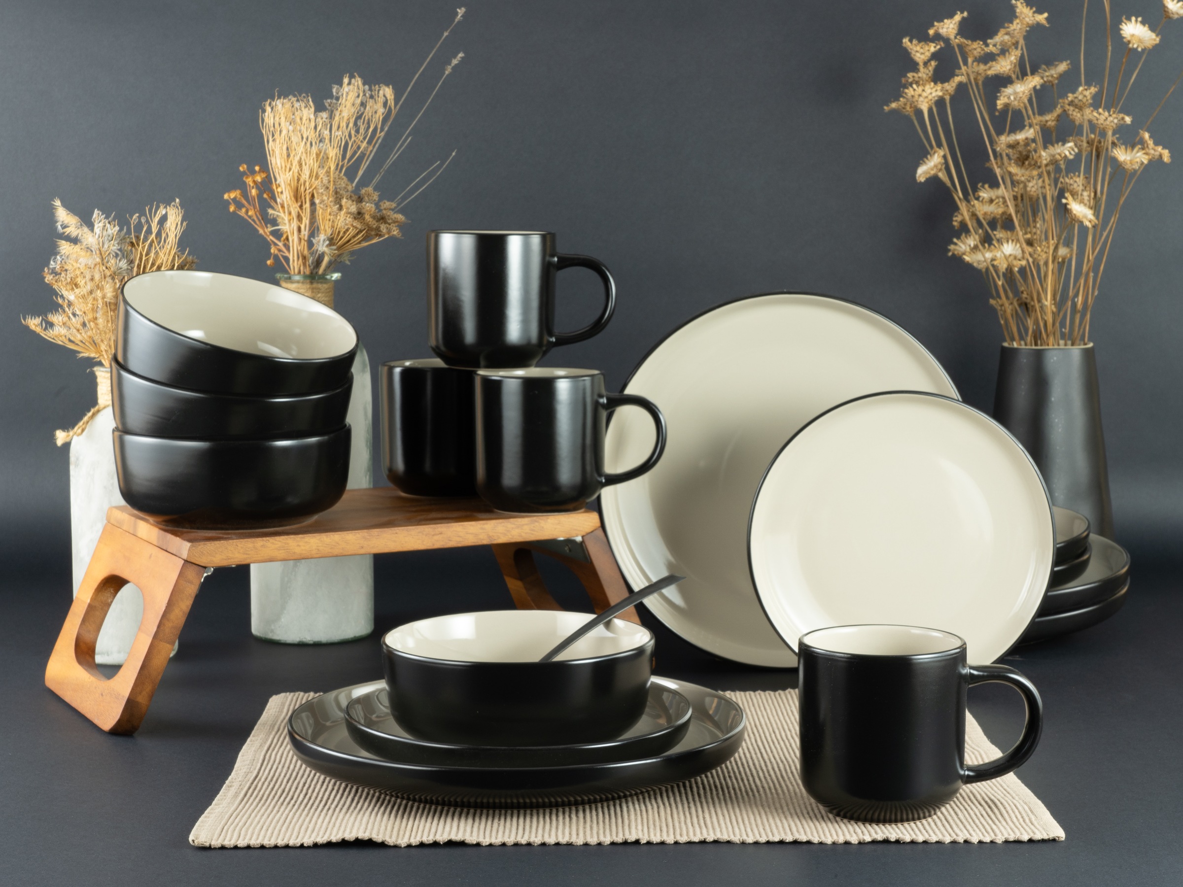 my home Kombiservice "modernes Geschirr-Set, Service Östra Greda" hohe Halt günstig online kaufen