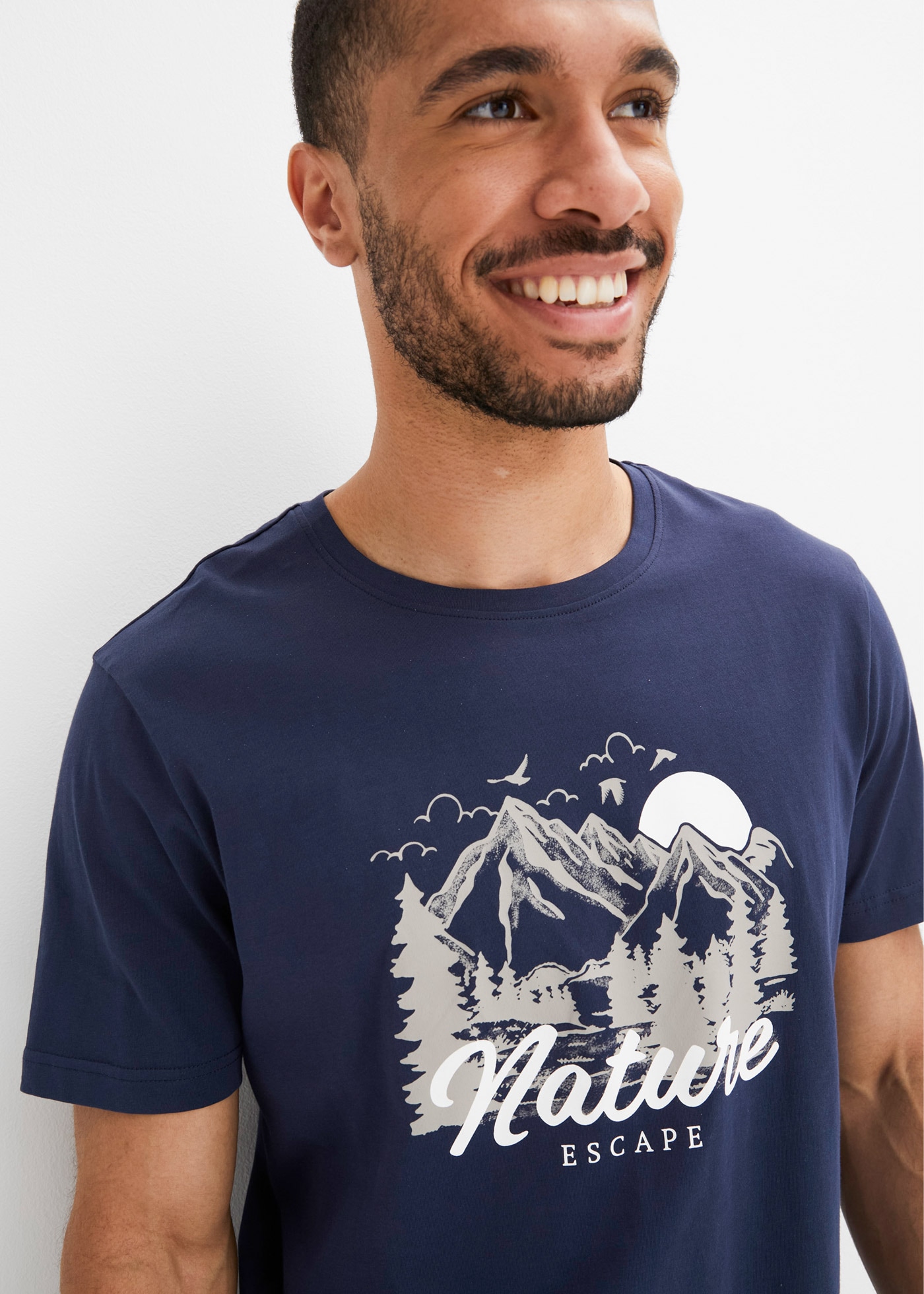 bonprix T-Shirt »T-Shirt aus reiner Baumwolle« T-Shirt aus reiner Baumwolle