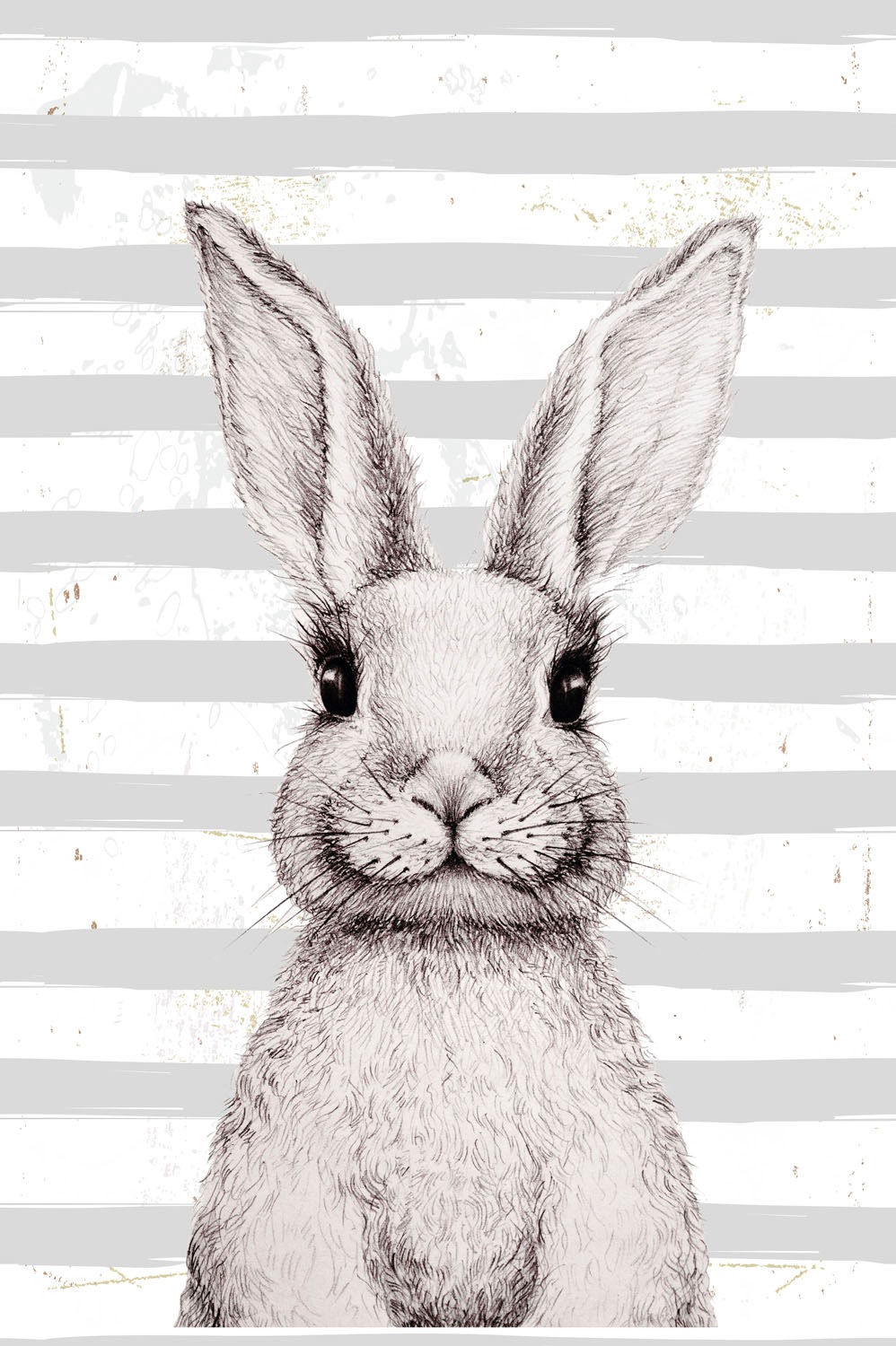 queence Metallbild "Gail" Hase 1 Stk. tlg. Stahlschilder günstig online kaufen
