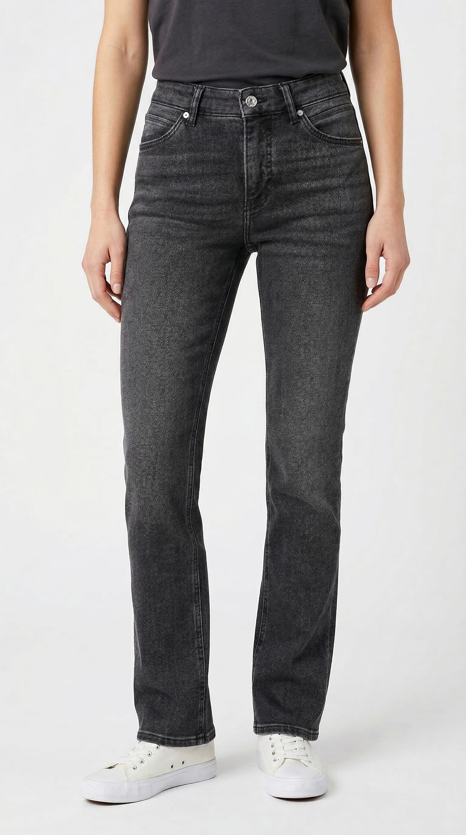 MAC Straight-Jeans "MACMELANIE" Sportives Naht-Detail am Tascheneingriff