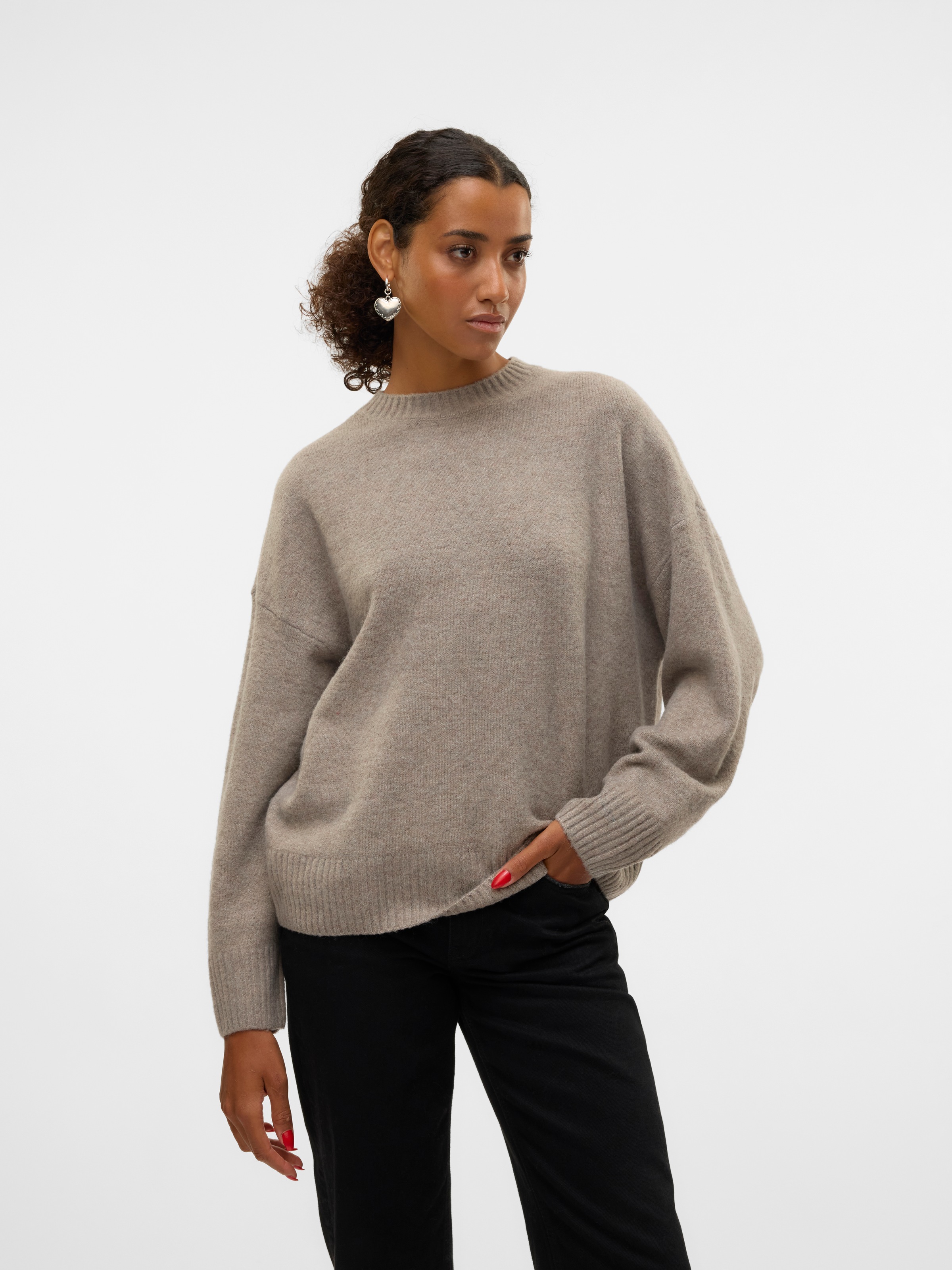 Vero Moda "VMBOOM LS O-NECK PULLOVER GA NOOS" günstig online kaufen