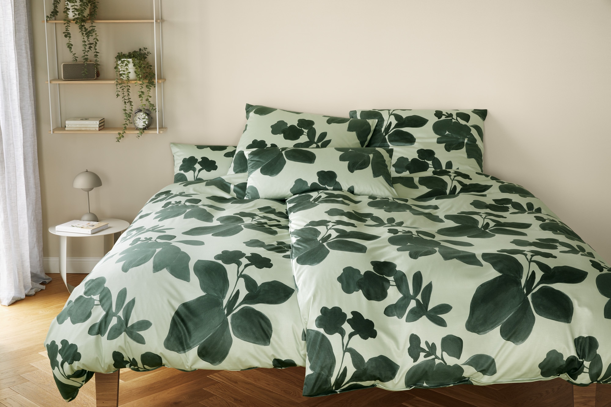 Elegante Bettwäsche "Shadows" 2 Stk. tlg. angenehmes Hautgefühl günstig online kaufen