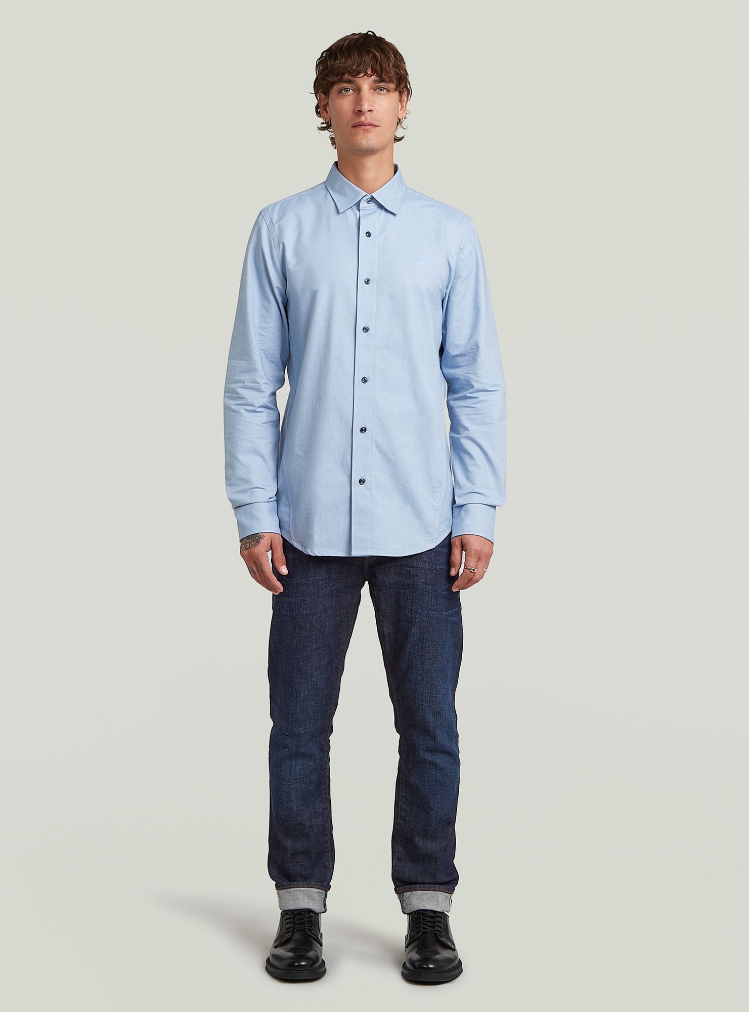 G-STAR Langarmshirt »Uniform Slim Hemd«