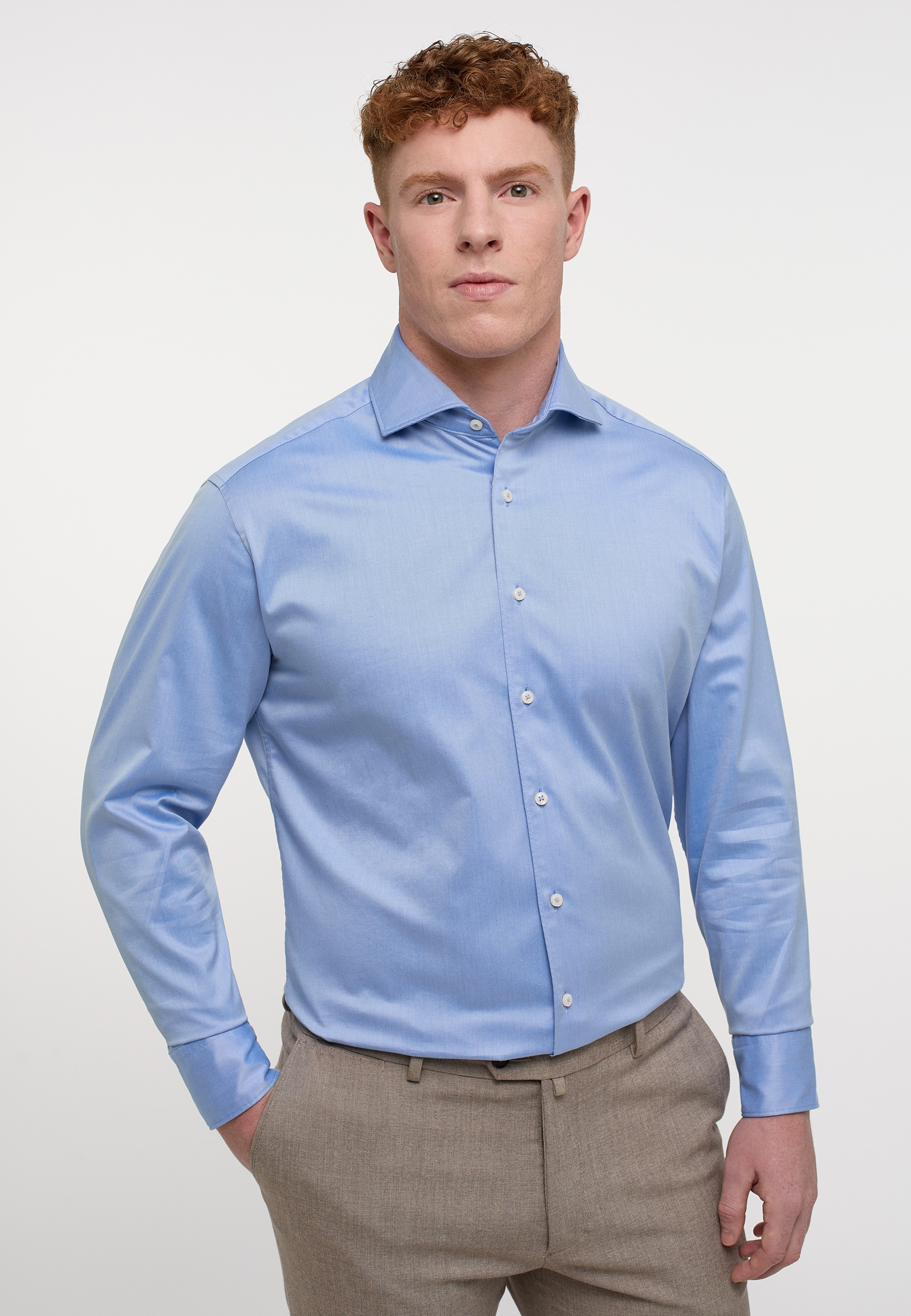 Eterna Langarmhemd "MODERN FIT", EASY IRON (bügelleicht) günstig online kaufen