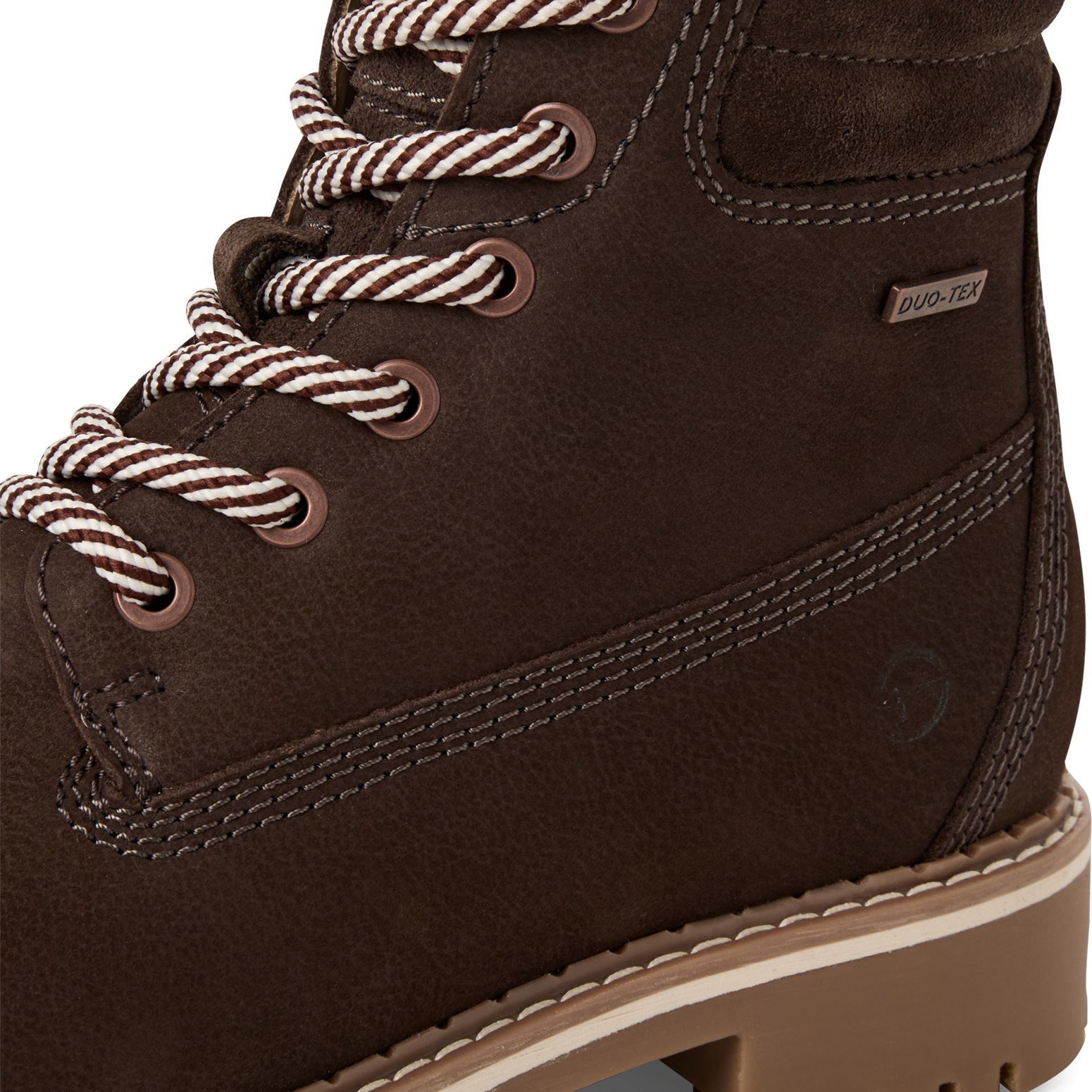 Tamaris Winterboots, Blockabsatz, Schnürstiefelette mit DUO-TEX Ausstattung