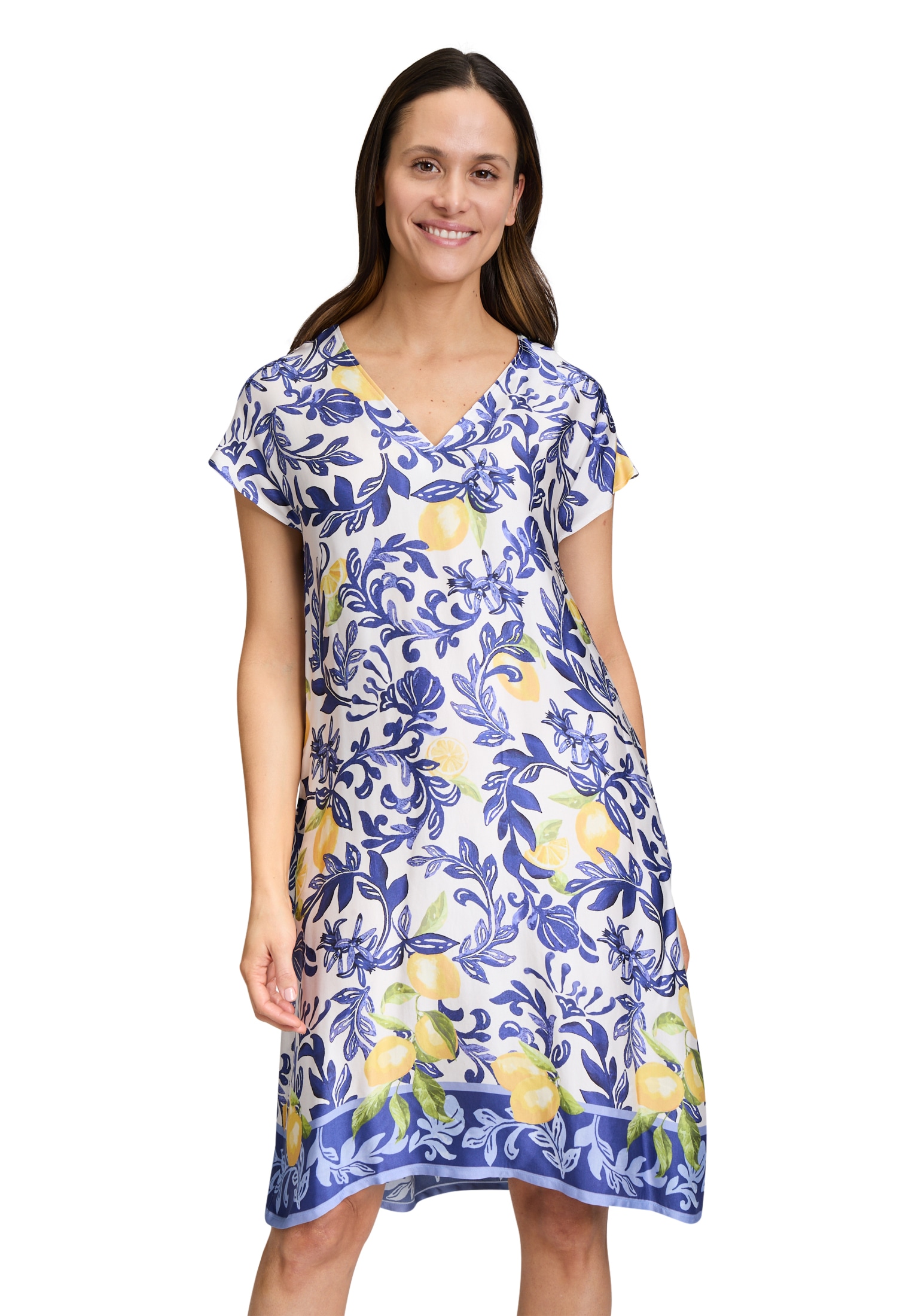 Vera Mont Sommerkleid "Vera Mont Damen Sommerkleid mit überschnittenen Ärme günstig online kaufen