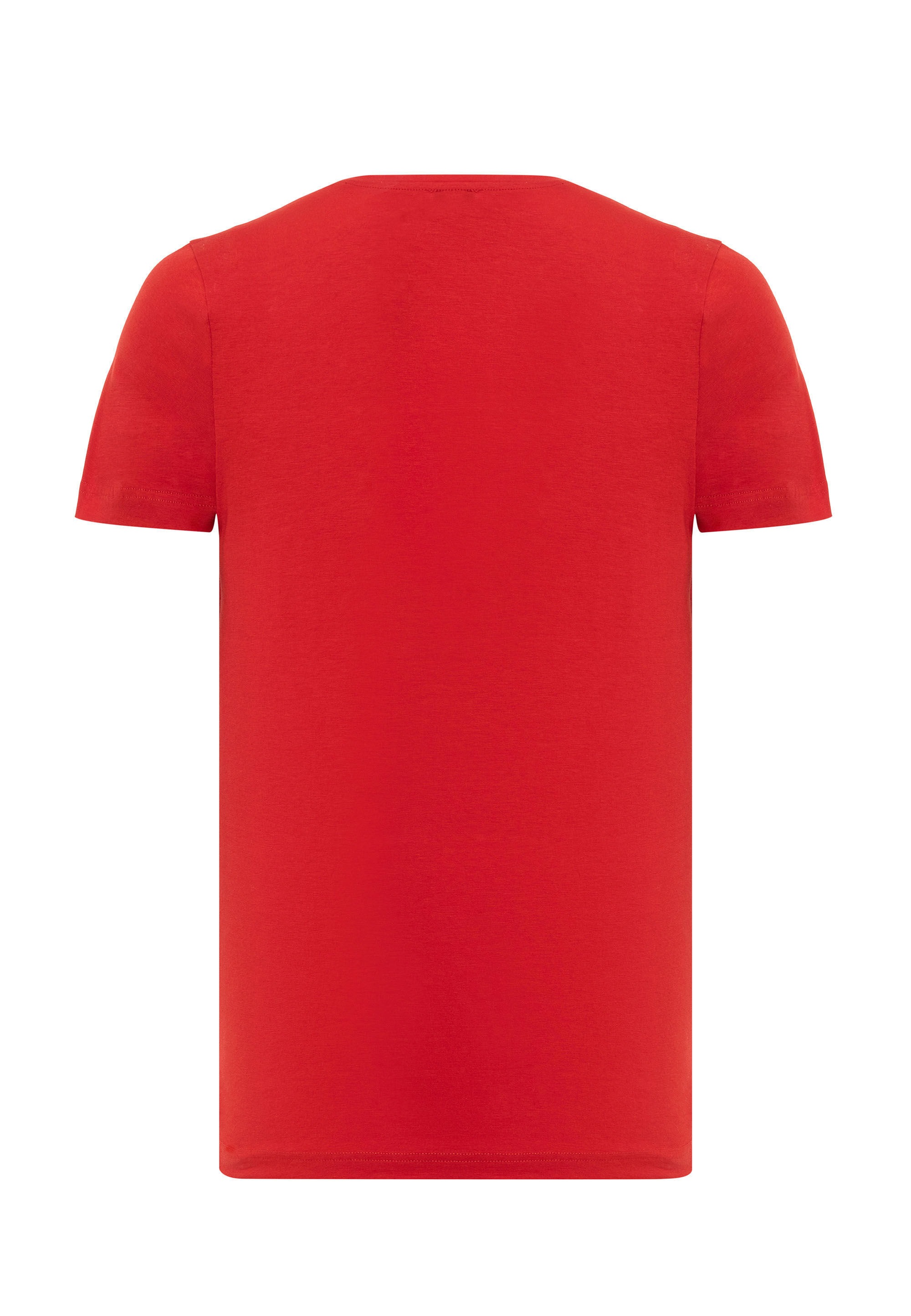 T-Shirt CIPO & BAXX "T-Shirt", Herren, Gr. L, rot, 95% Baumwolle, 5% Elasthan, bedruckt, regular fit, Rundhals, Shirts T-Shirt, extravaganter Marken-Schriftzug 3