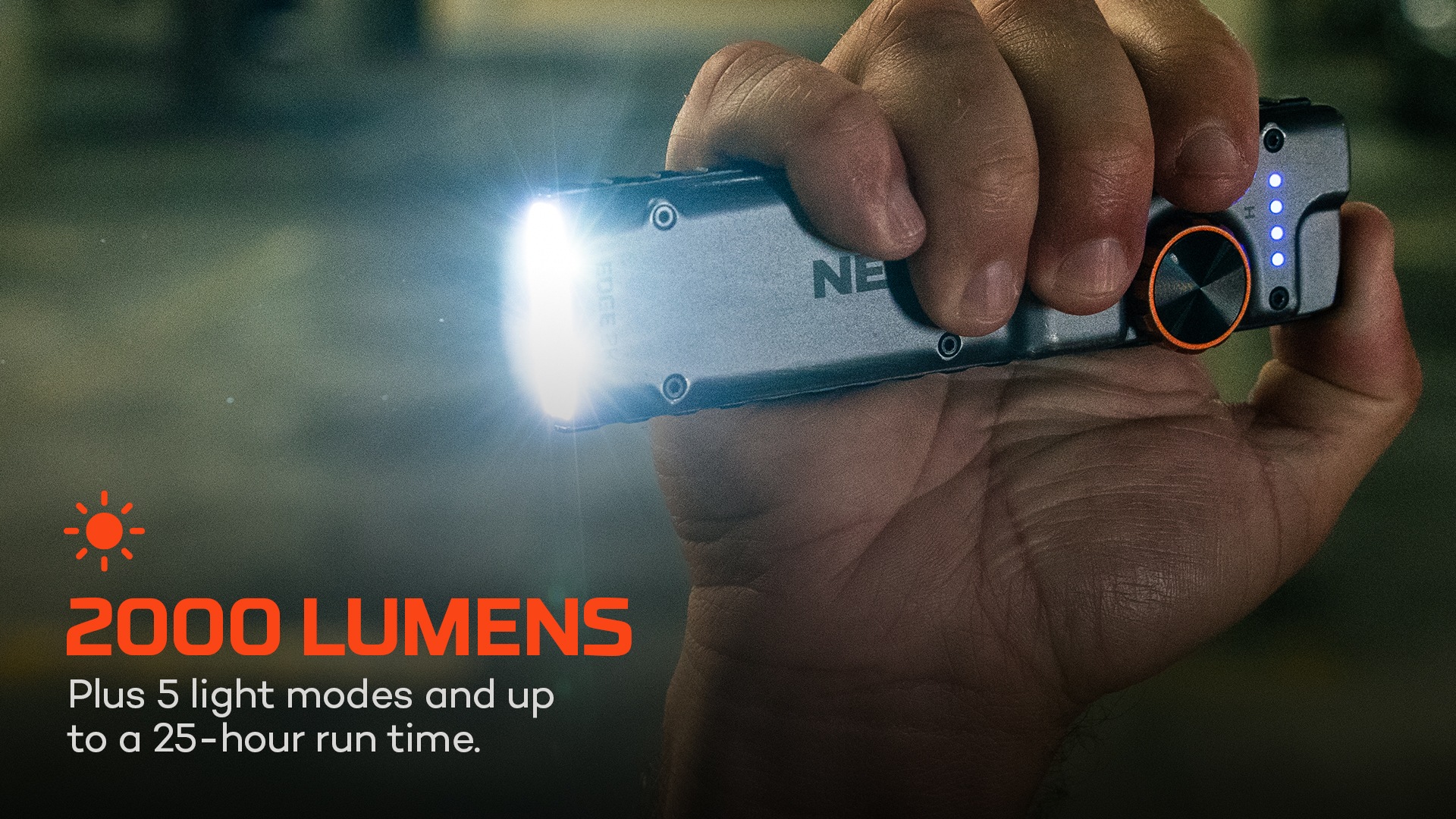 NEBO LED Taschenlampe »Nebo EDGE 2K« Set, Taschenlampe inkl. Ladekabel, 2 Stk. tlg.