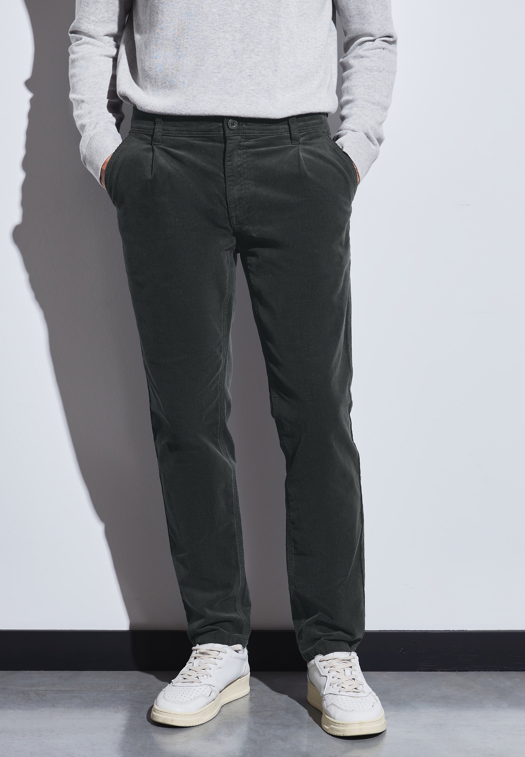 STREET ONE MEN Cordhose, Middle Waist günstig online kaufen
