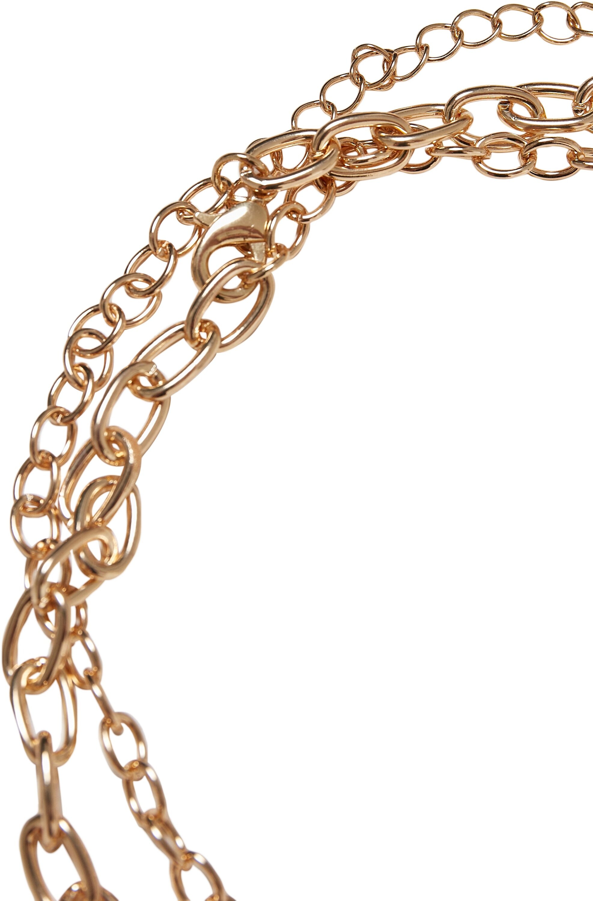 URBAN CLASSICS Edelstahlkette »Accessoires Diamond Zodiac Golden Necklace«  online bestellen | BAUR