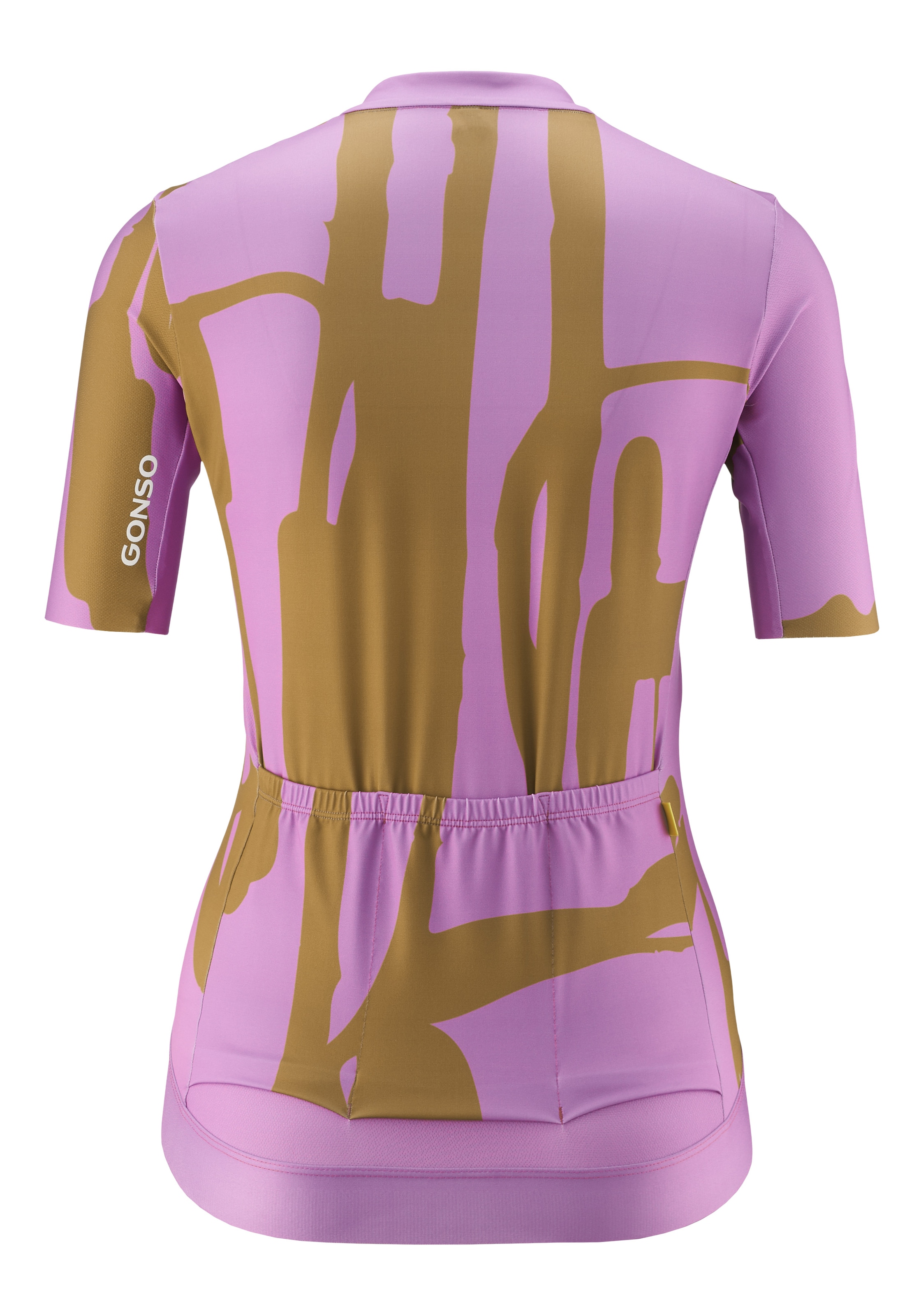 Gonso Radtrikot »Road Jersey Print W« Damen Fahrradtrikot, modernes Trikot mit 3-teiliger Rückentasche