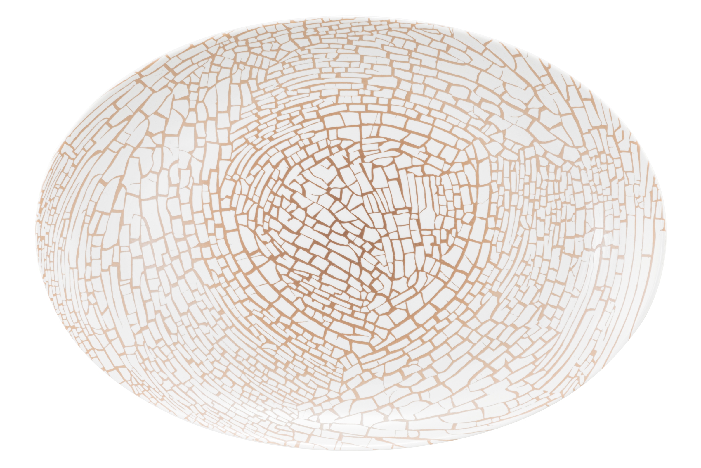 Seltmann Weiden Servierplatte "Liberty Krakelee" Platte oval