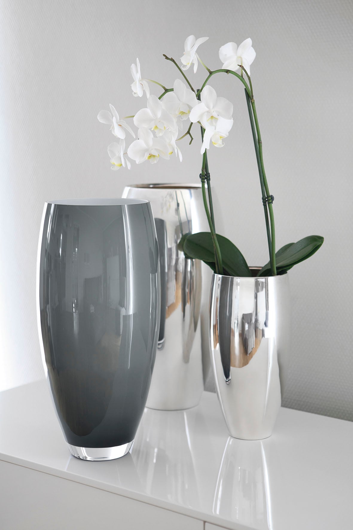 Fink Tischvase »AFRICA«, (1 St.), Vase aus Opalglas, mundgeblasen, Dekovase