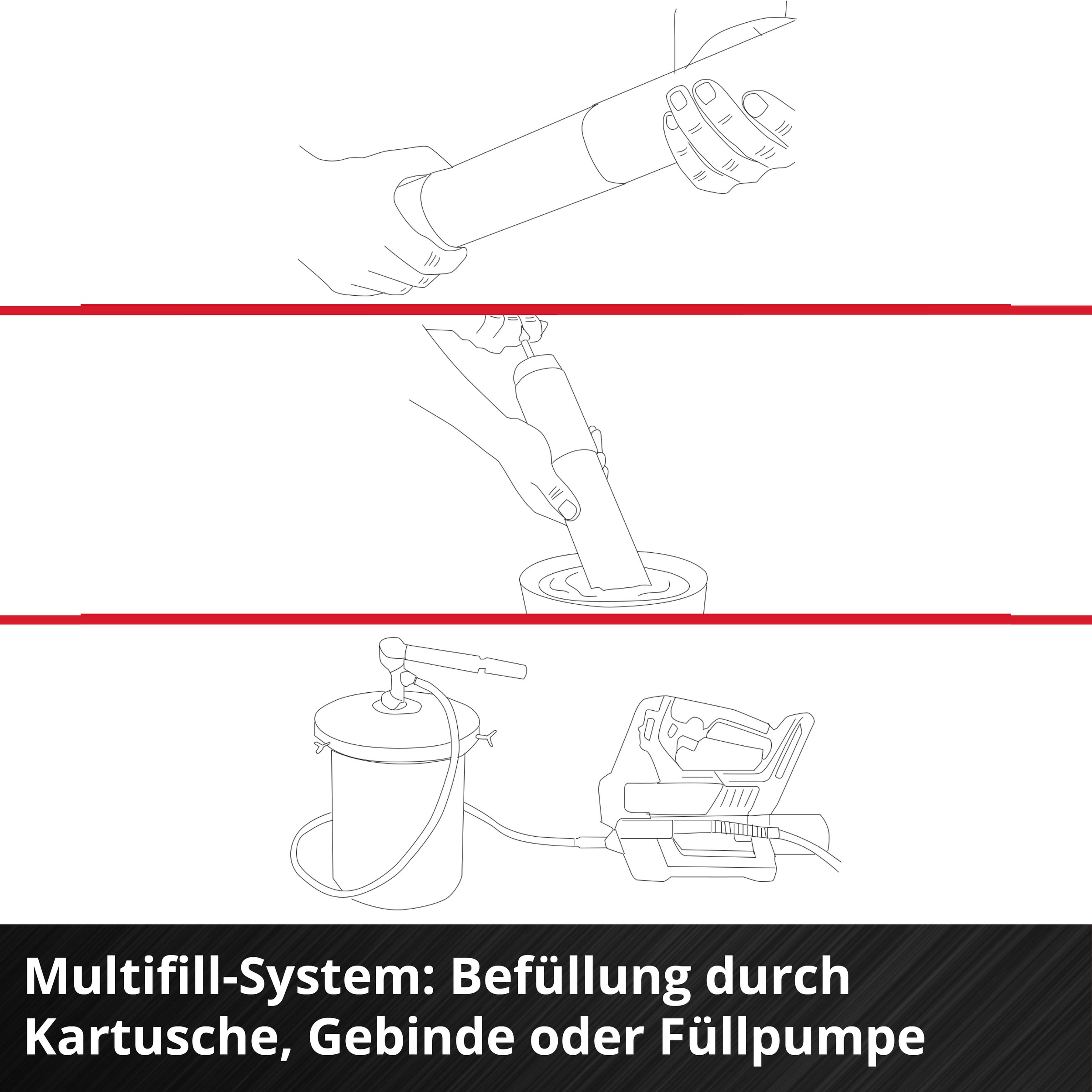 Einhell »TP-GR 18/690 Li - Solo Akku-Fettpresse« ohne Akku und Ladegerät