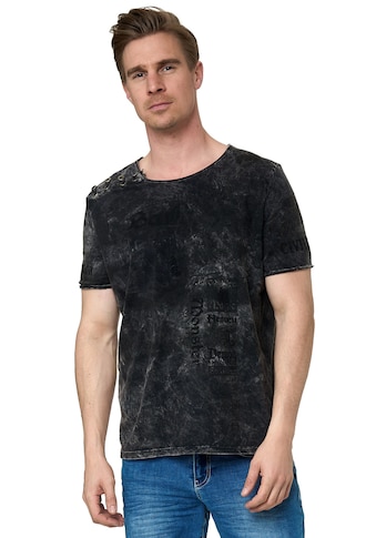 Rusty Neal T-Shirt, in lässiger Batik-Optik kaufen