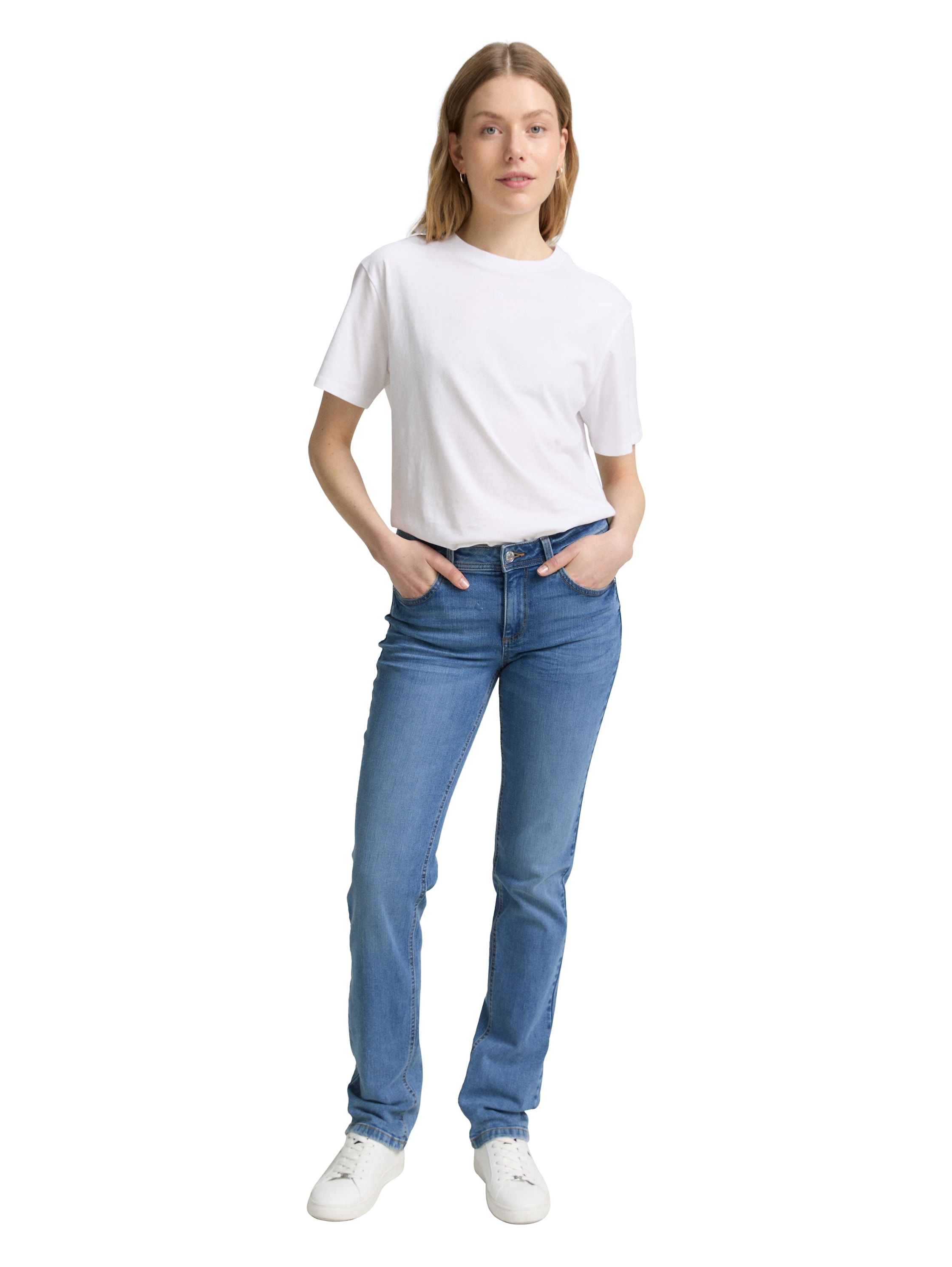 TOM TAILOR Straight-Jeans »Alexa Straight«, in 5-Pocket-Form