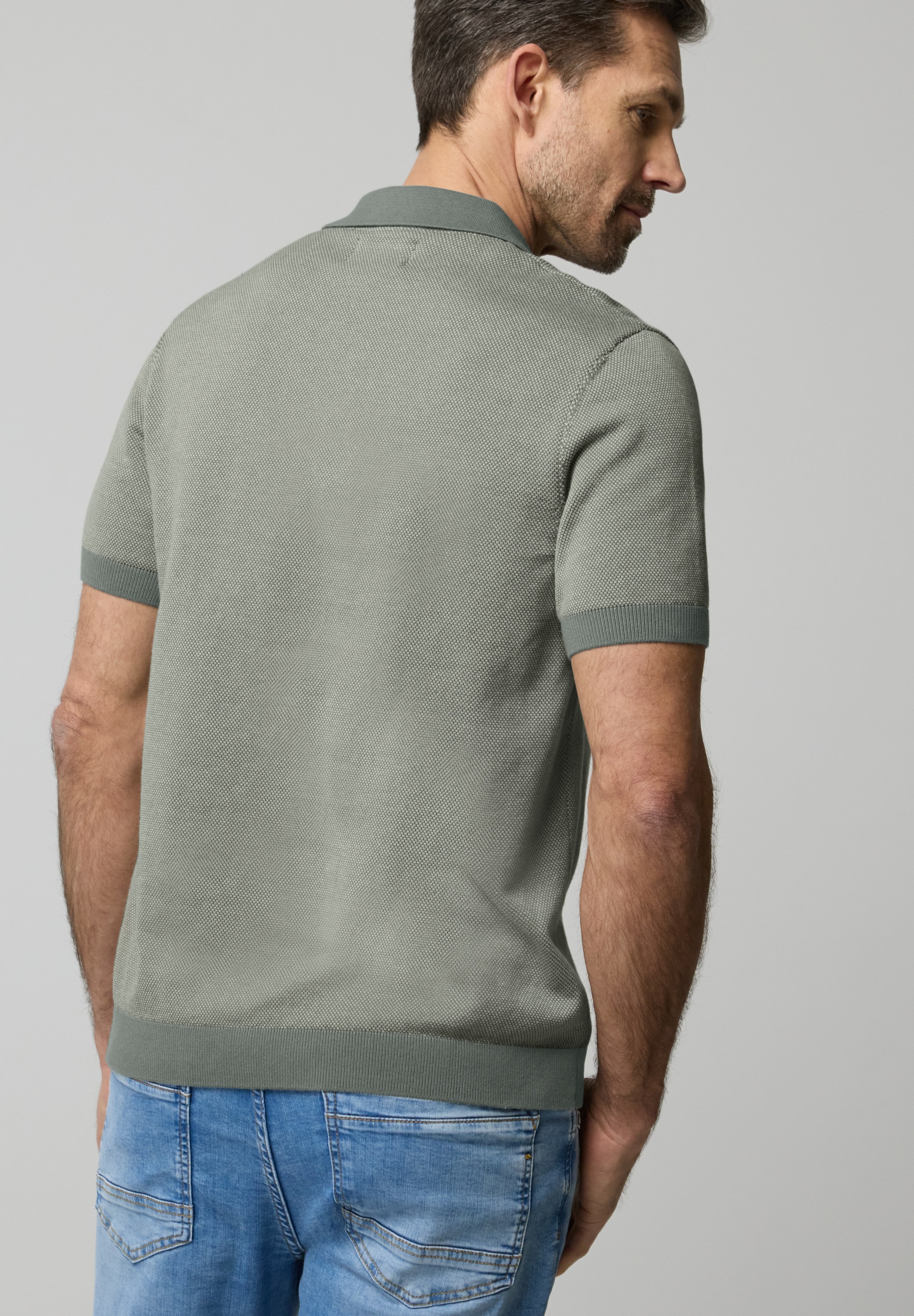 STREET ONE MEN T-Shirt aus reiner Baumwolle