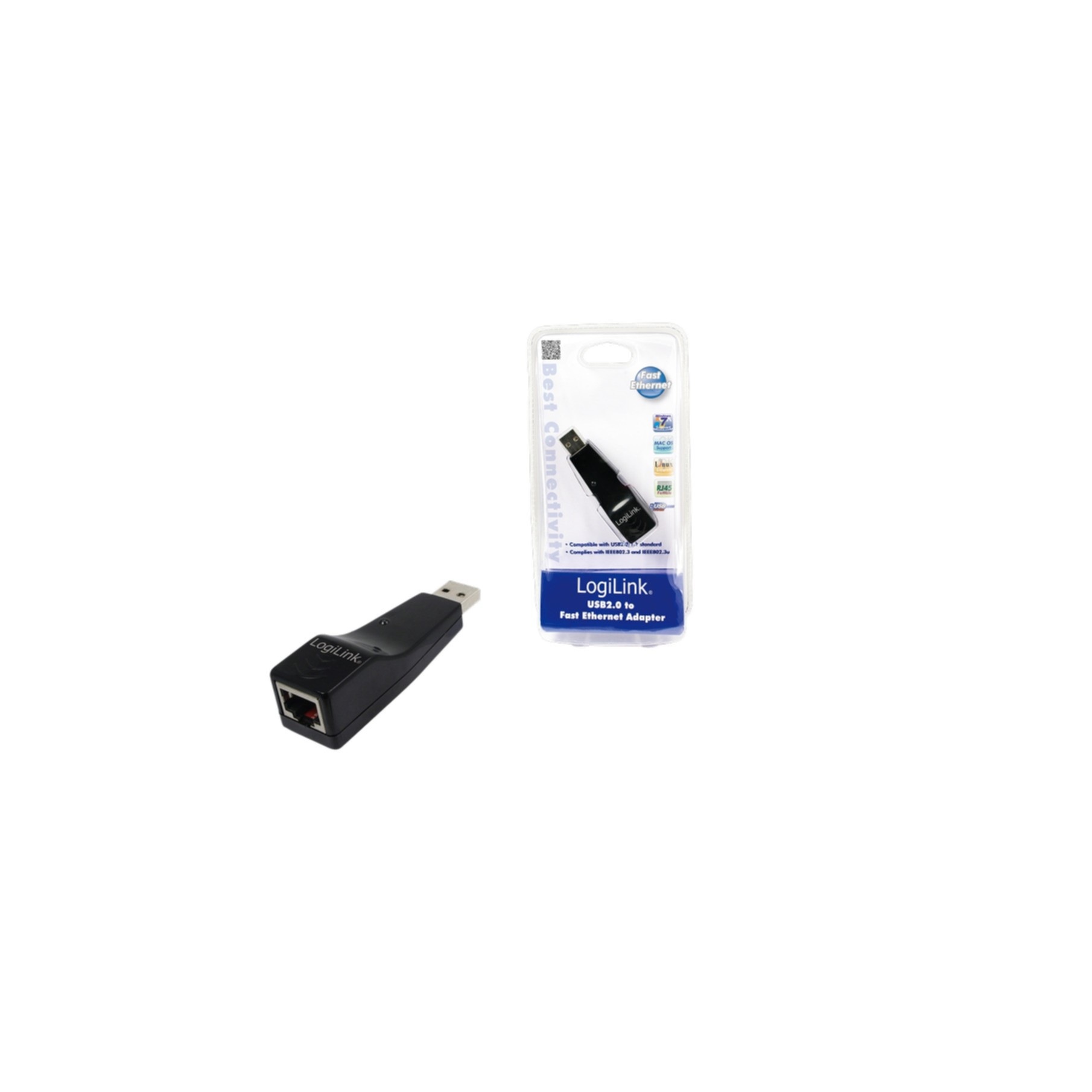 LogiLink Reichweitenverstärker »Fast Ethernet USB 2.0 Adapter«