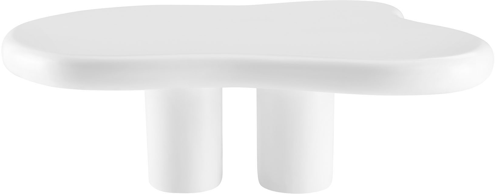 Couchtisch SALESFEVER "Wohnzimmertisch - stilvoll und funktional", weiß (weiß, weiß, weiß), B:123cm H:35cm T:89cm, Tische, Couchtisch, Im verspielten Comic-Stil 2
