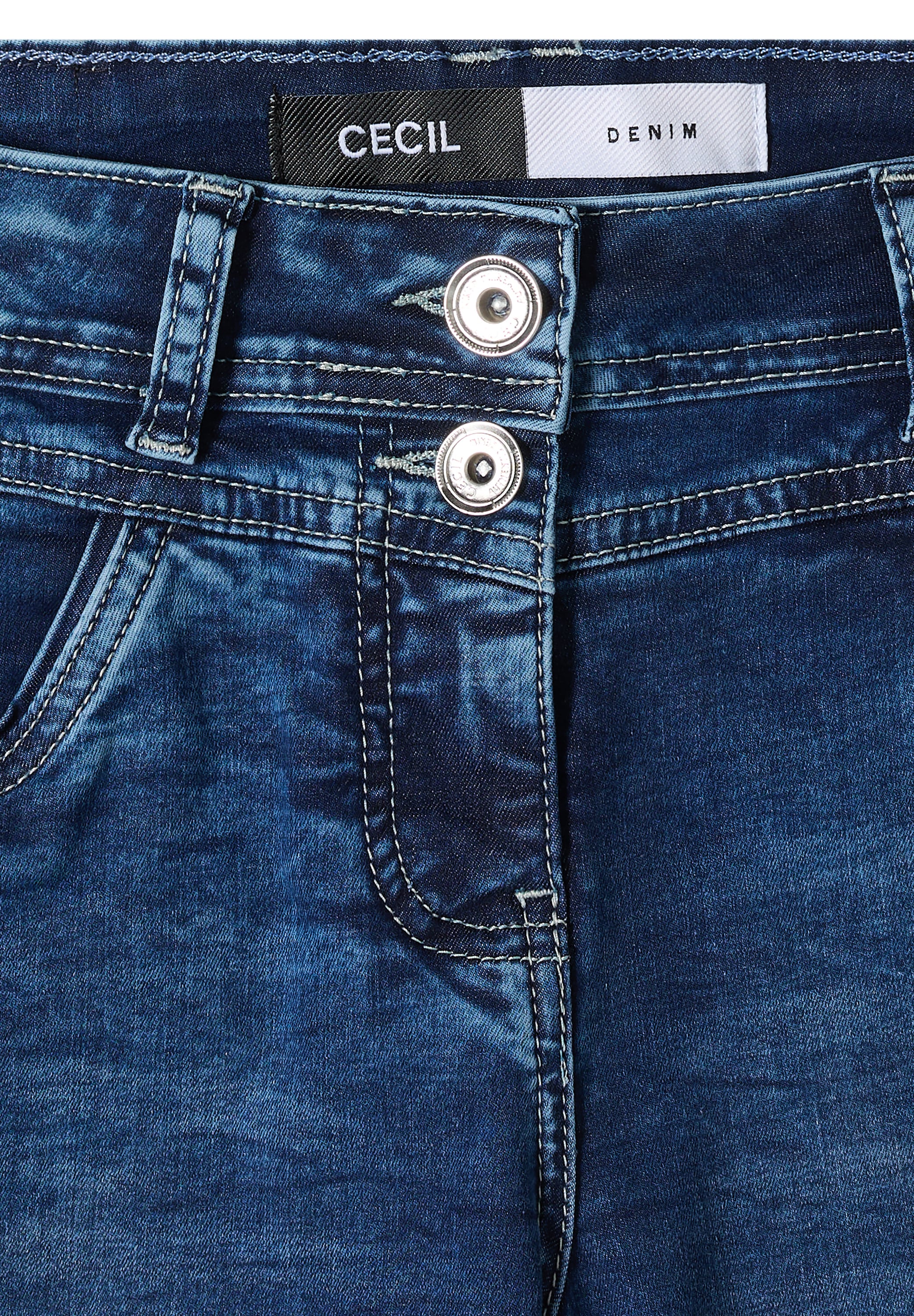 Cecil Comfort-fit-Jeans aus Baumwolle mit Stretchanteil