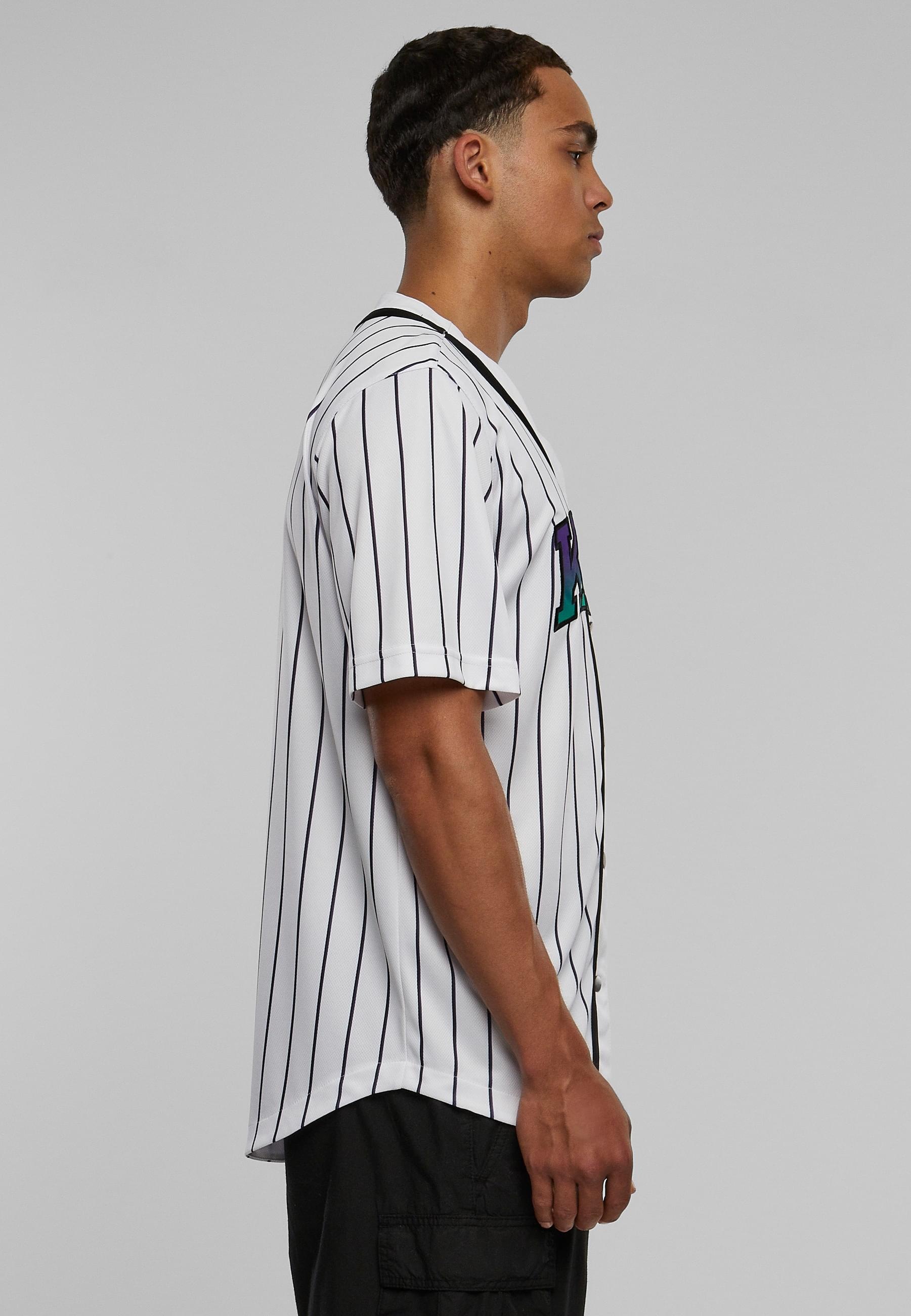 Karl Kani T-Shirt »Karl Kani Herren KM233-003-2 KK Serif Pinstripe Baseball Shirt«, (1 tlg.)