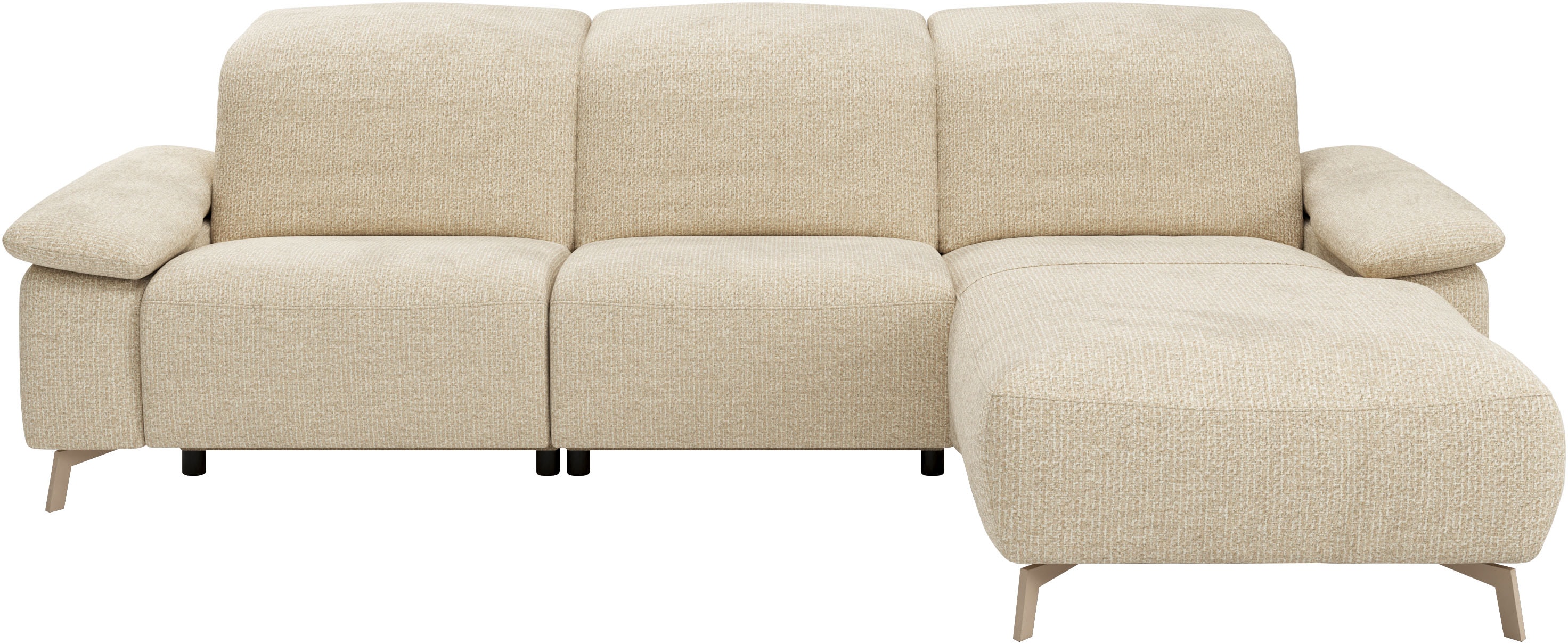 Musterring Ecksofa "MR 370, intelligenter Komfort im modernen Design" Optionale Relaxfunktion, flexible Kopfteile & klappbare Armlehnen