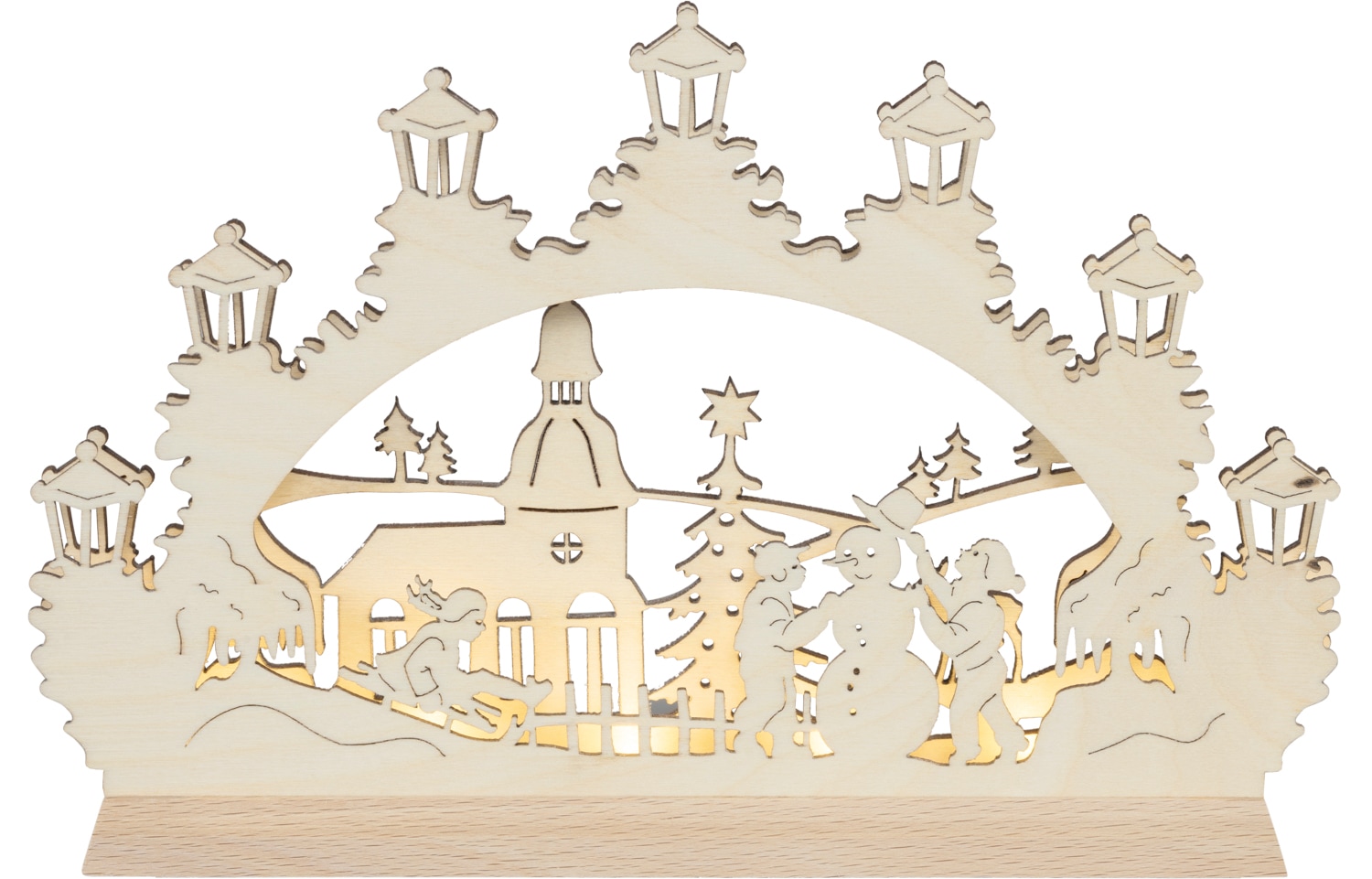 SAICO Original LED Lichterbogen "Mini-Lichterbogen, Schneemann" mit LED-Str günstig online kaufen