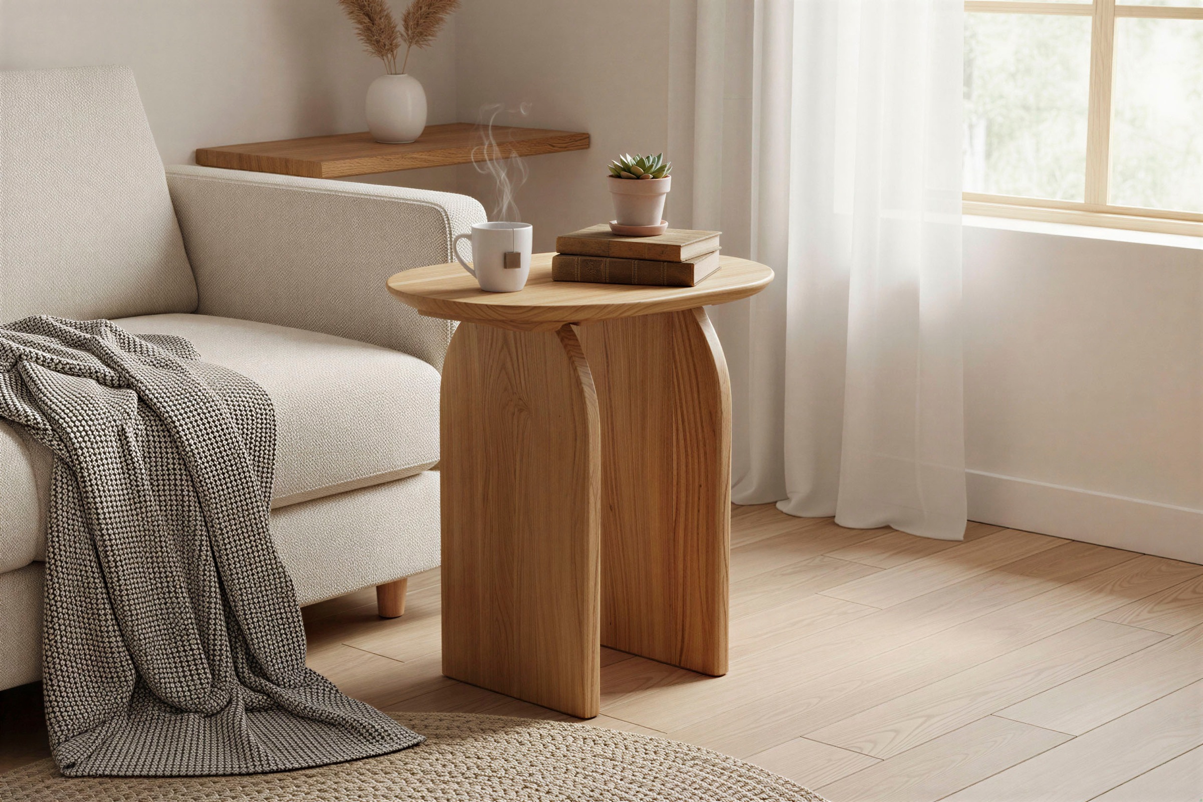 SIT Beistelltisch »ACACIA WAVE« mit ausgeprägter Maserung