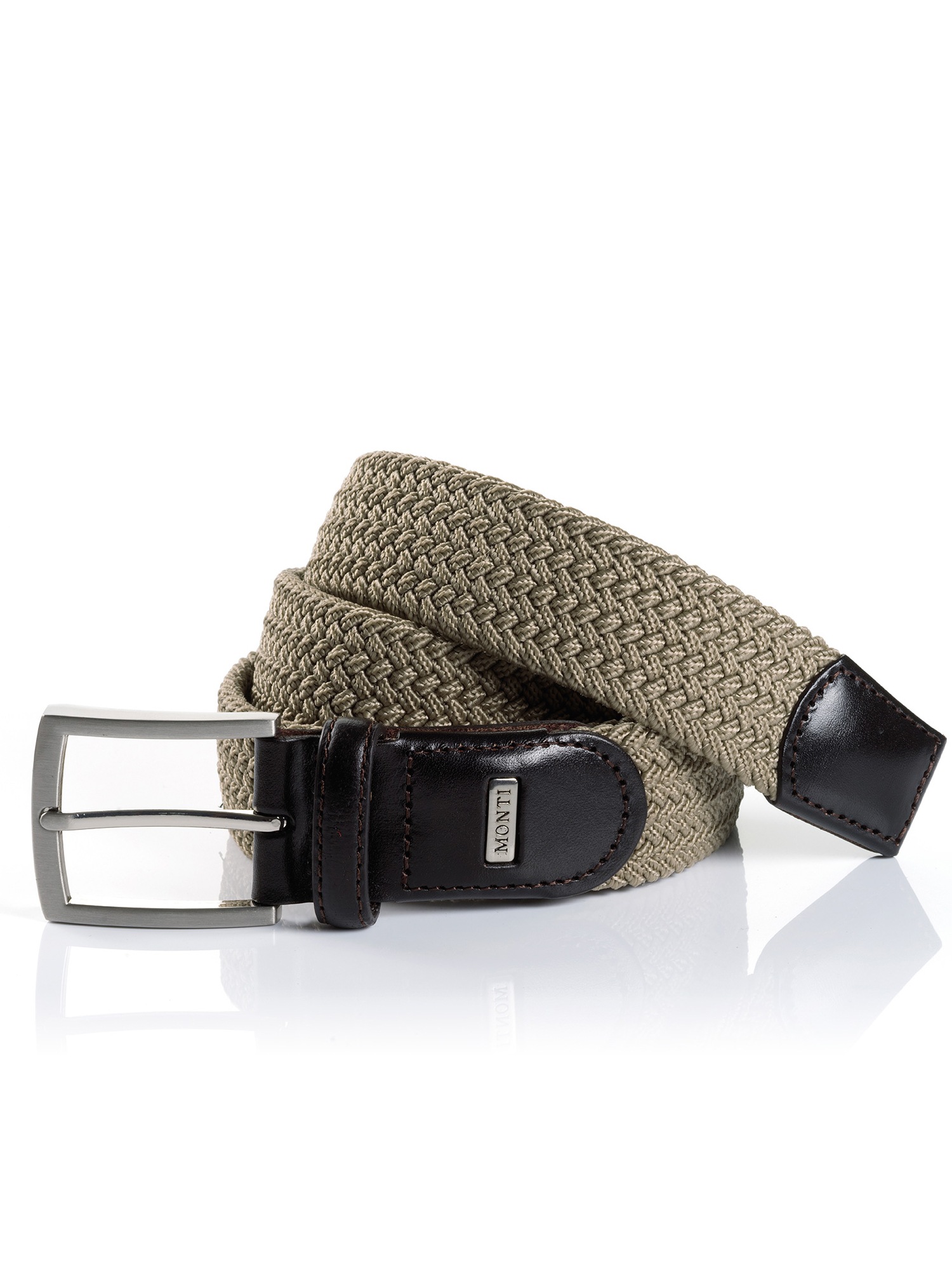 MONTI Flechtgürtel "HAMBURG", 3,5 cm breit, Elastischer Flechtgürtel, Casua günstig online kaufen