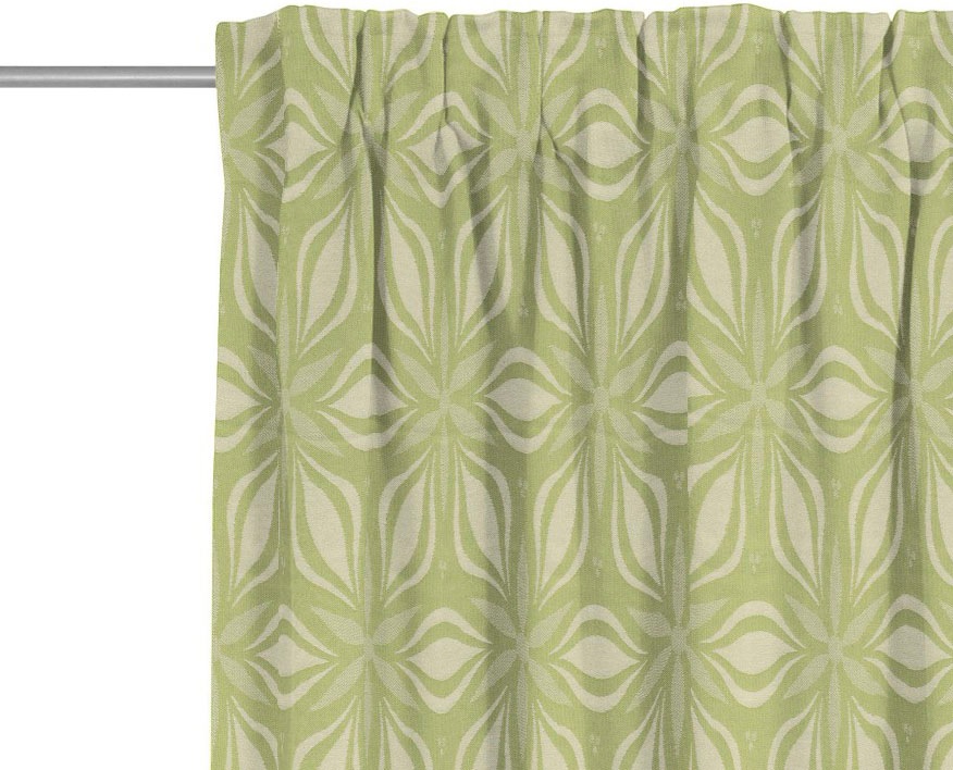 Adam Vorhang "Vorhang Retro Floret aus 100 % Bio-Baumwolle, Multifunktionsb günstig online kaufen