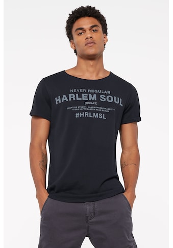 Harlem Soul Rundhalsshirt, mit fixierten Turn-up-Ärmeln kaufen