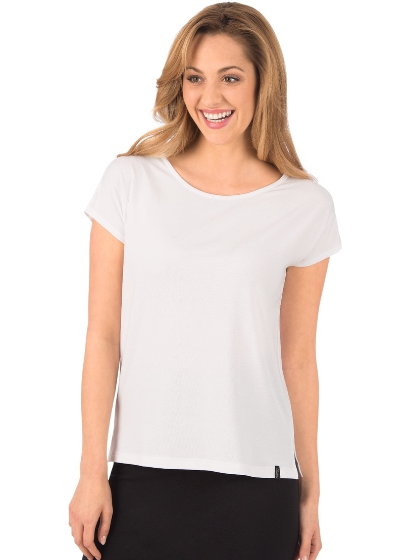 Trigema T-Shirt "TRIGEMA T-Shirt aus Viskose" 1 Stk. tlg. günstig online kaufen