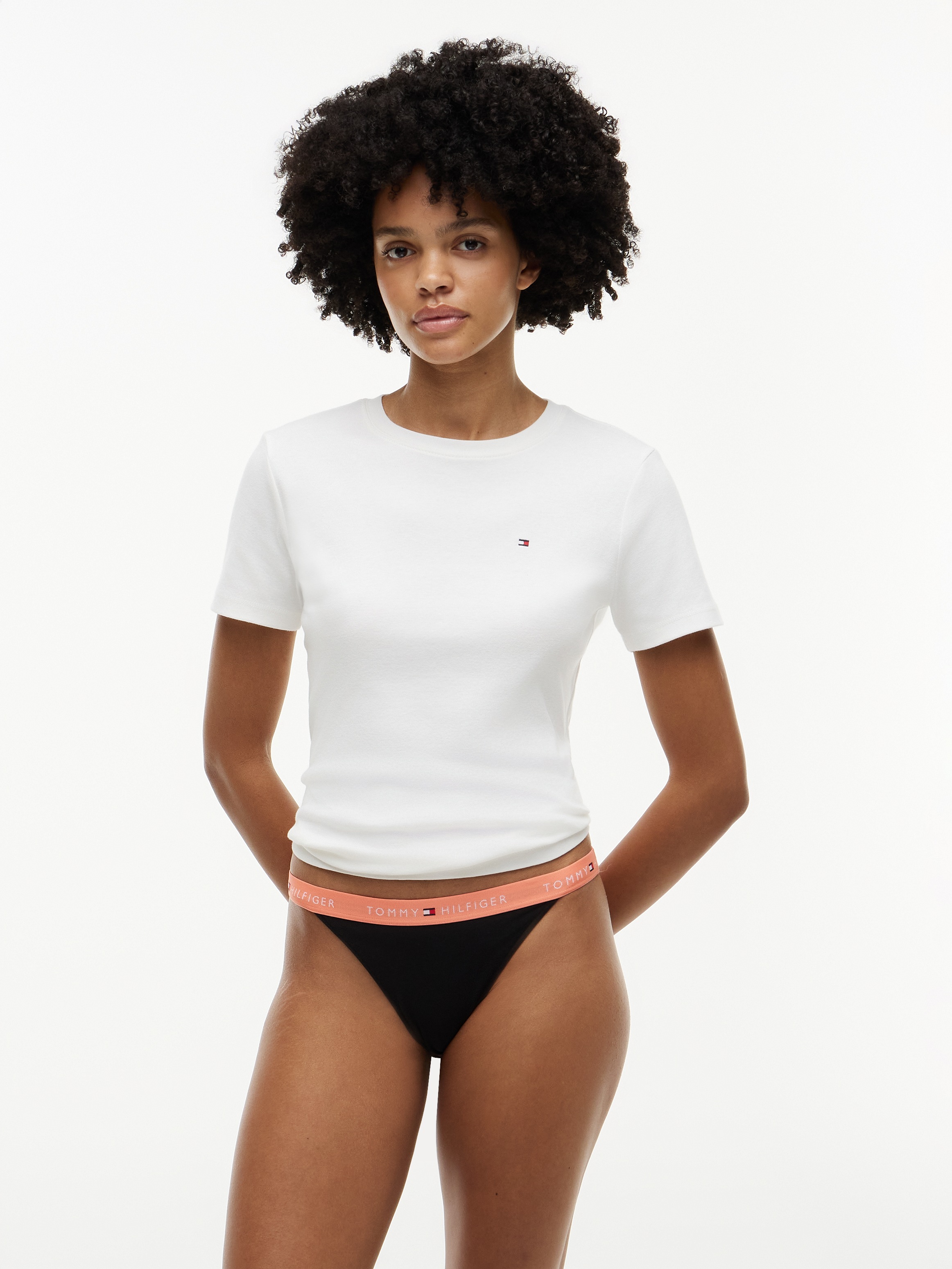 Tommy Hilfiger Underwear Tanga 3 Stk. Körpernahe Passform mit elastischem B günstig online kaufen