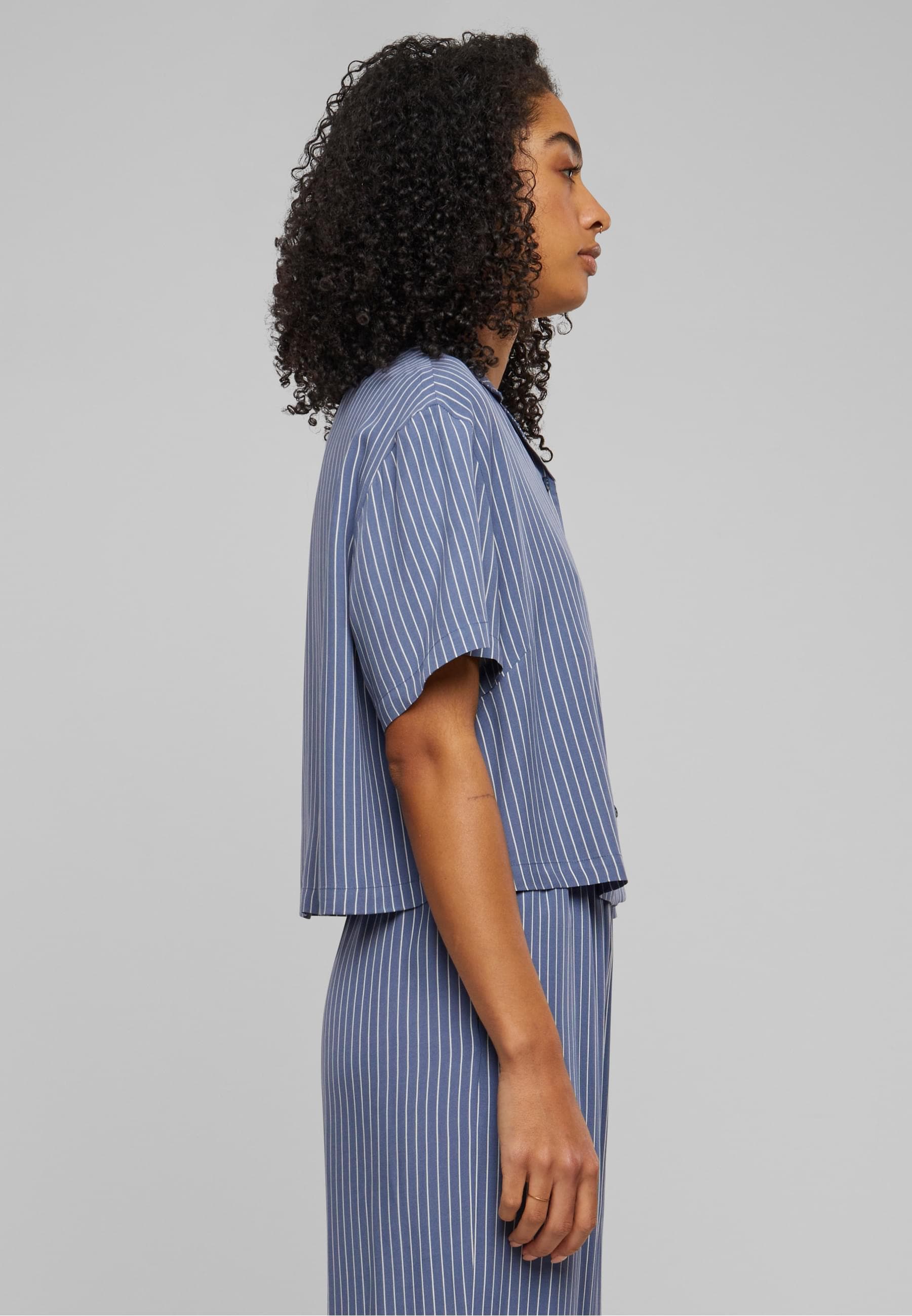 URBAN CLASSICS T-Shirt »Urban Classics Damen Ladies Resort Shirt«, (1 tlg.)