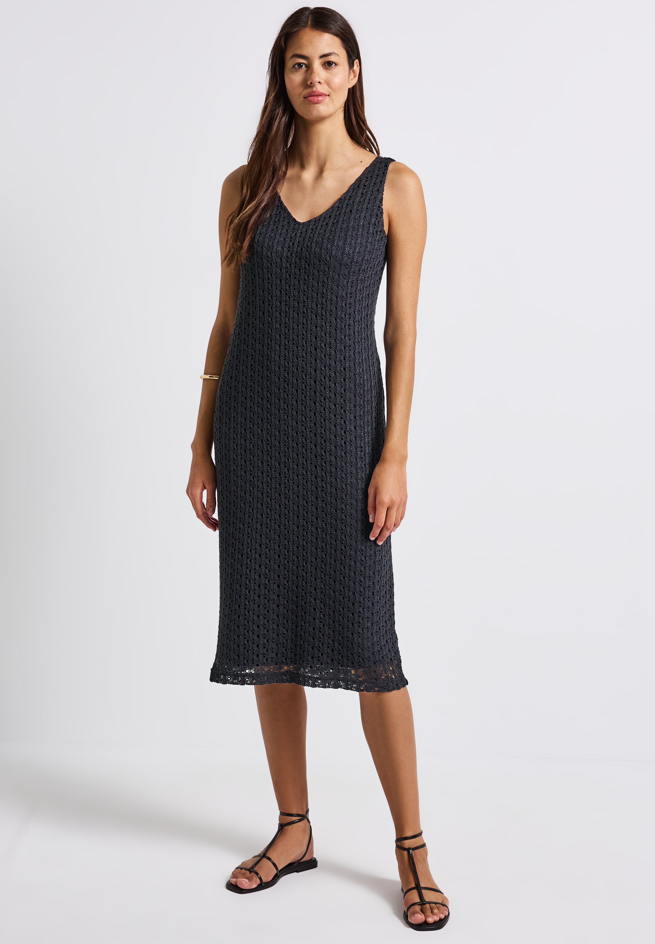 STREET ONE Sommerkleid, in Unifarbe günstig online kaufen
