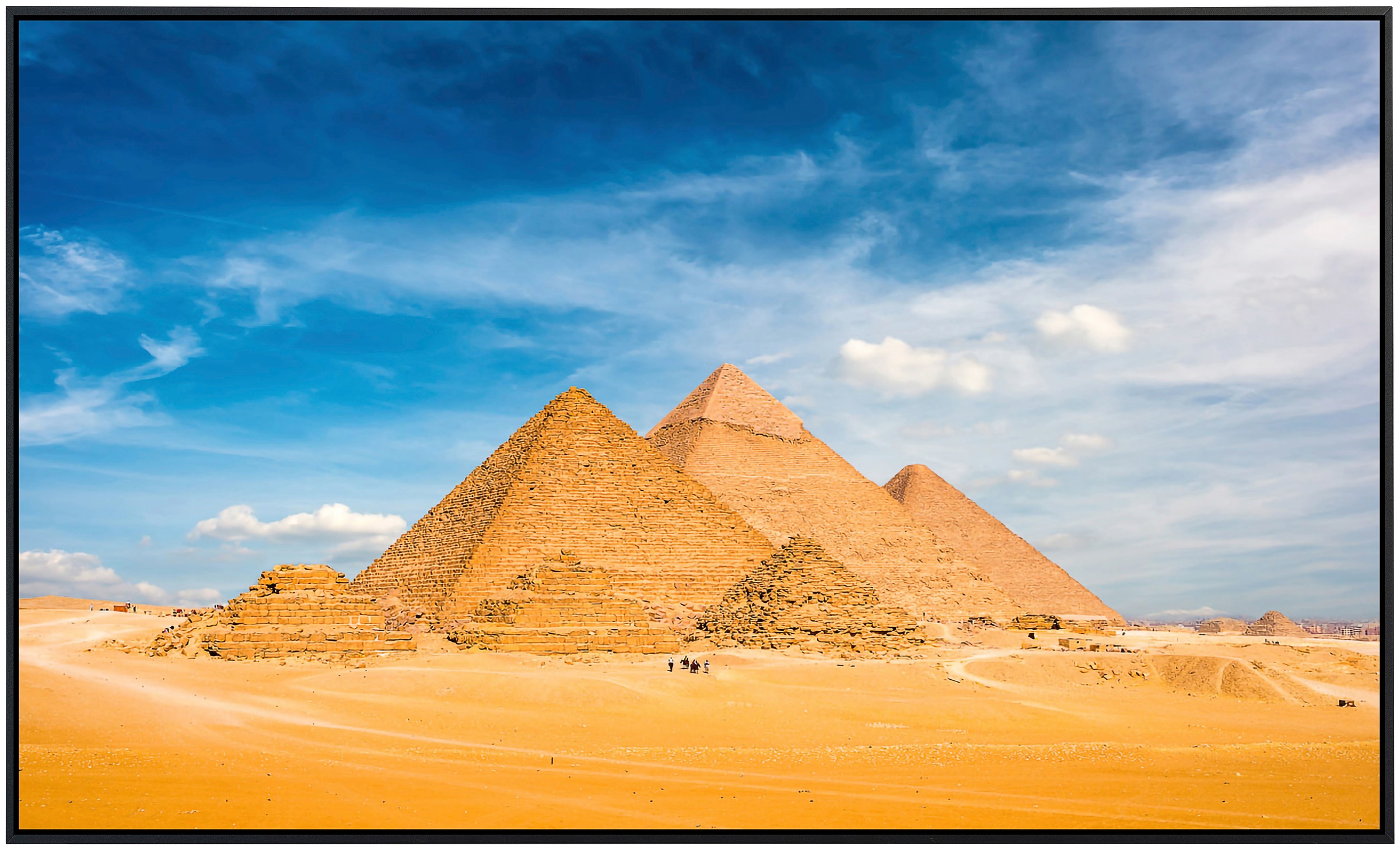 Papermoon Infrarotheizung »Große Pyramiden in Gizeh«, sehr angenehme Strahlungswärme